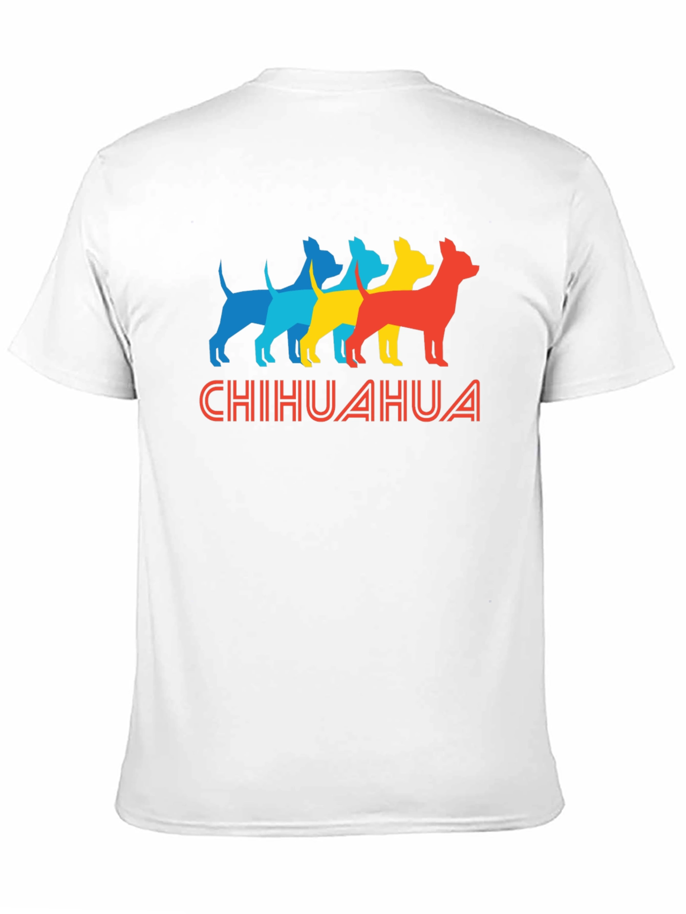 Chihuahua Dog Silhouette Graphic Tee - Unique Design