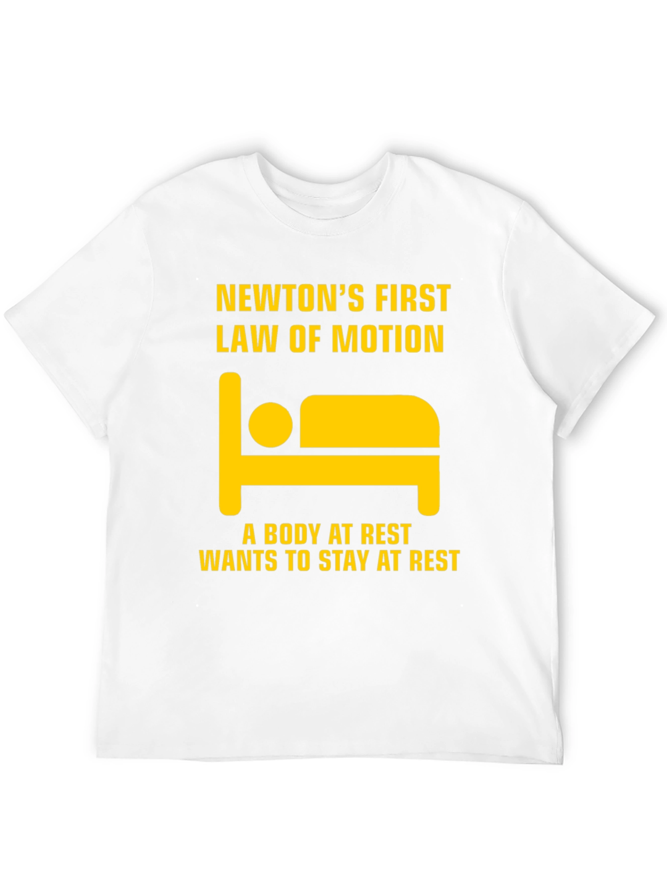 Newtons First Law T-Shirt - Body at Rest