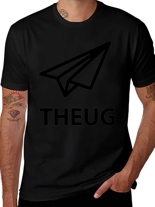THEUG Paper Airplane Black T-Shirt