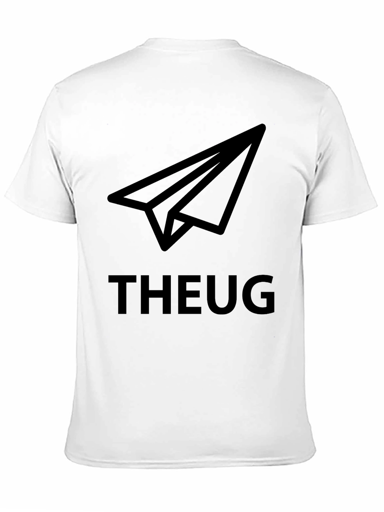 THEUG Paper Airplane Black T-Shirt