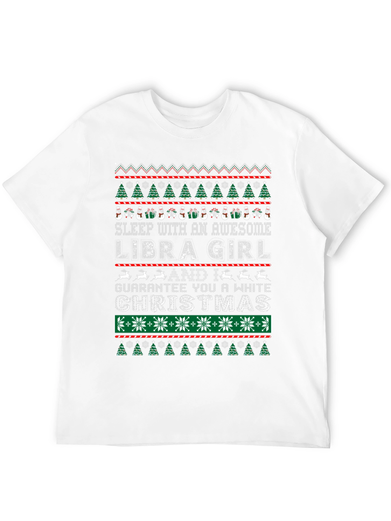 Libra Girl Christmas Ugly Sweater T-Shirt