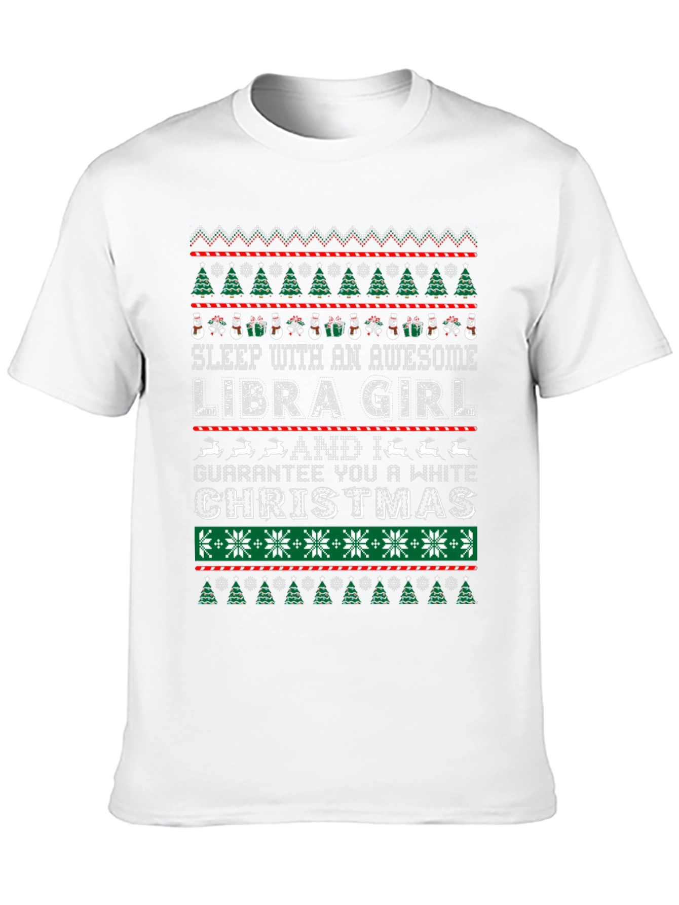 Libra Girl Christmas Ugly Sweater T-Shirt