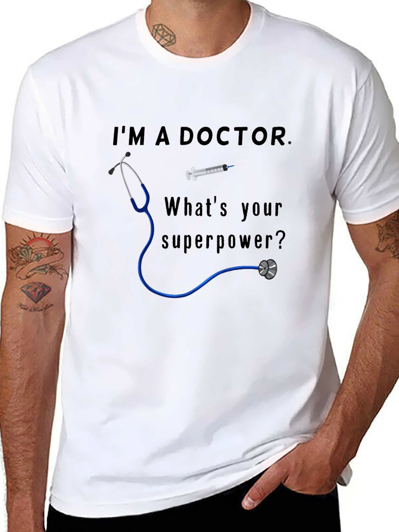 Doctor Superpower T-Shirt - Funny Medical Apparel
