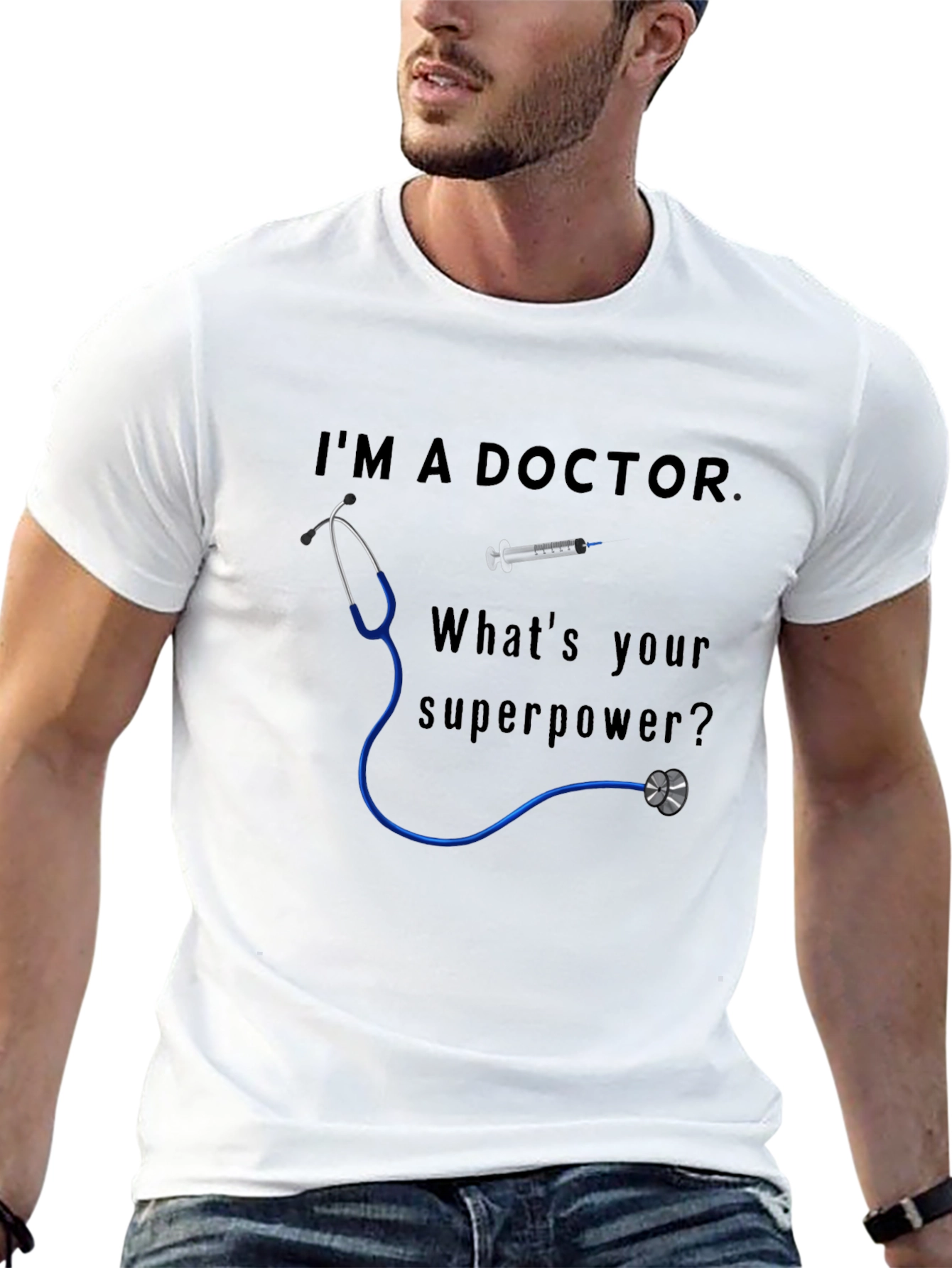 Doctor Superpower T-Shirt - Funny Medical Apparel