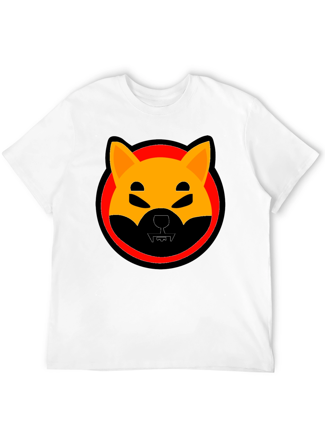 Shiba Inu Doge Coin Graphic T-Shirt - Black