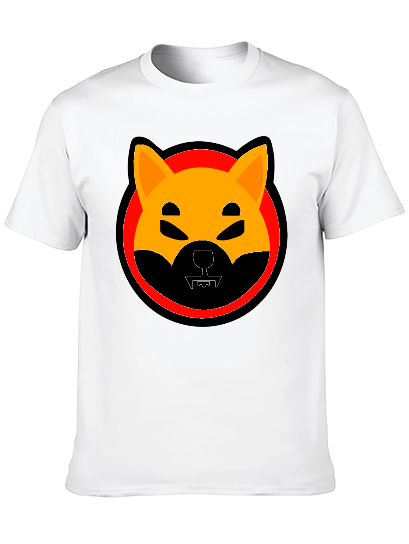 Shiba Inu Doge Coin Graphic T-Shirt - Black