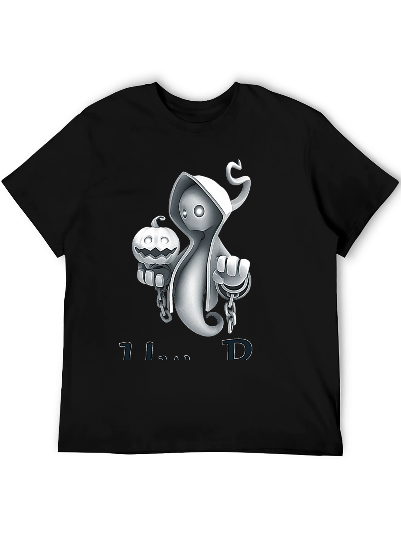 Spooky Ghost Pumpkin Halloween T-Shirt