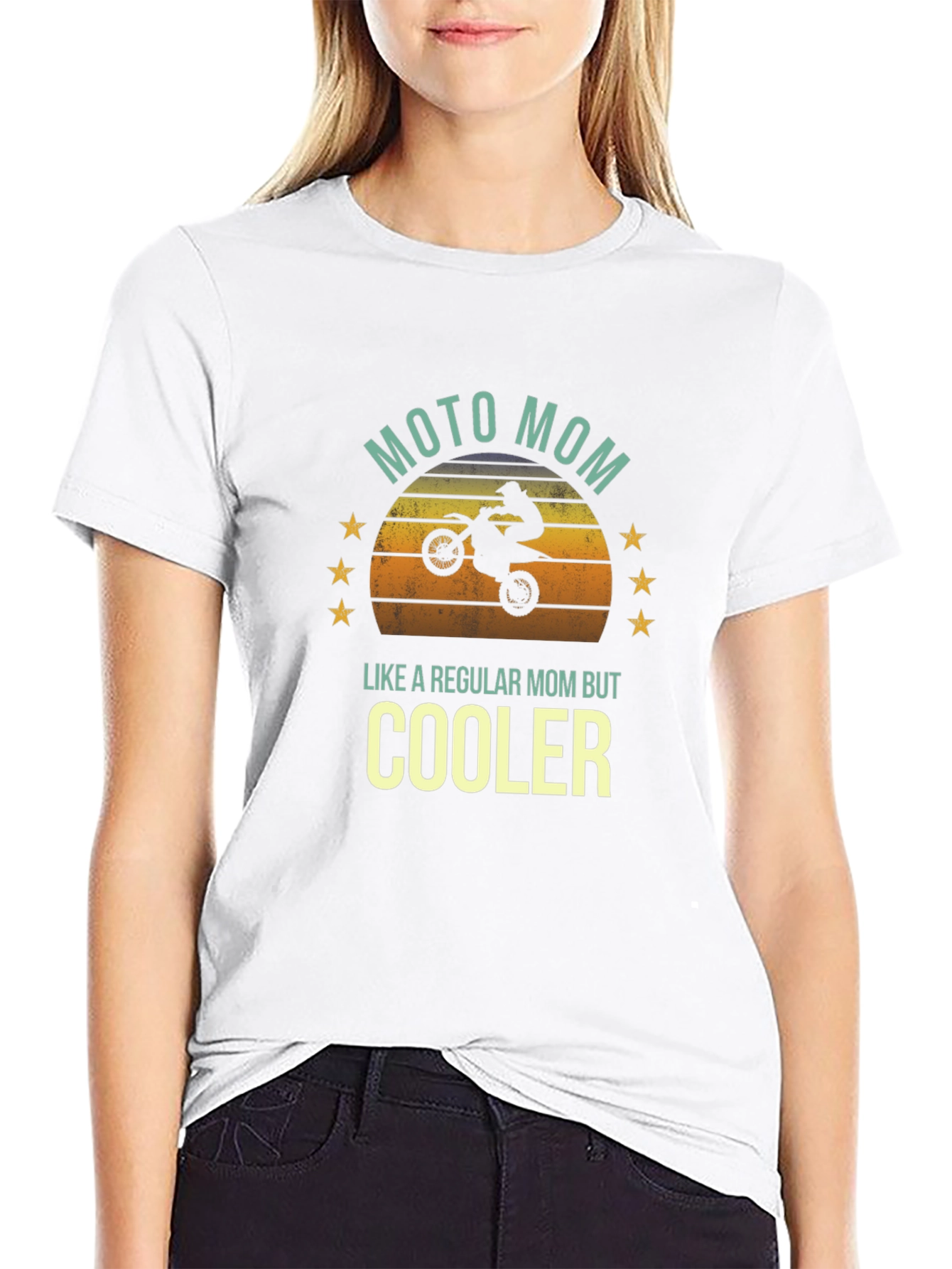 Moto Mom T-Shirt - Cool Mom Style
