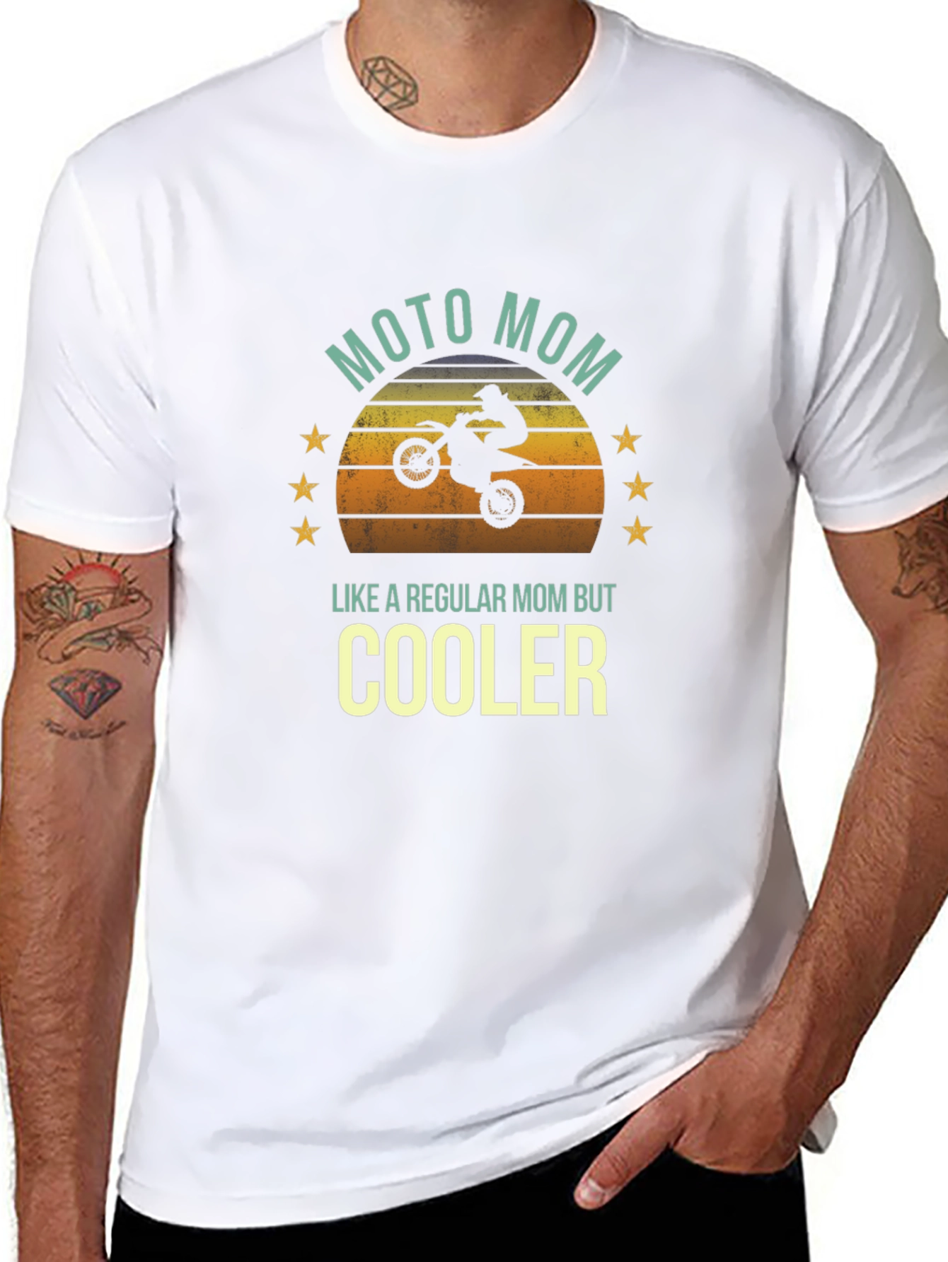 Moto Mom T-Shirt - Cool Mom Style