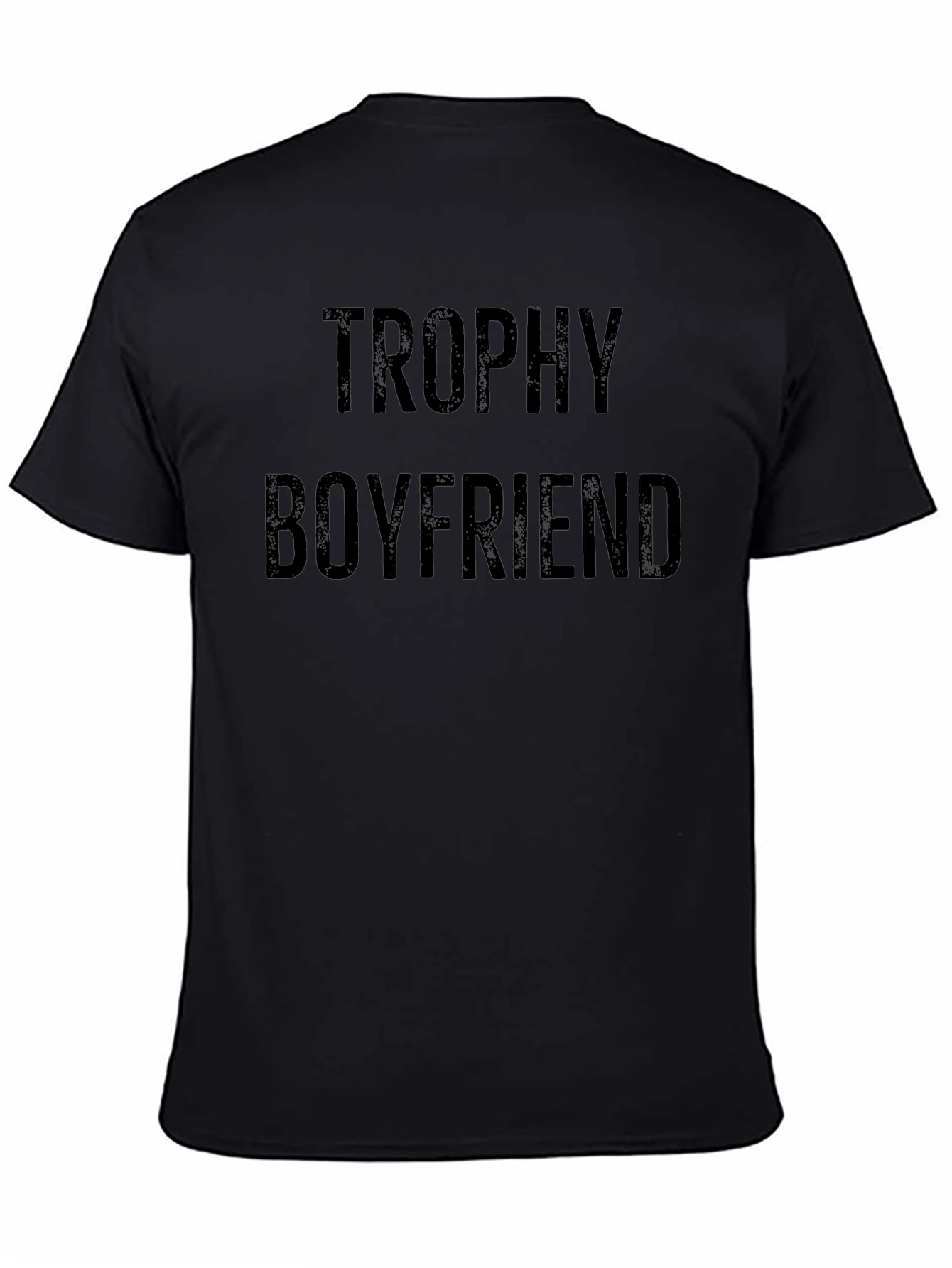 Trophy Boyfriend Graphic Tee - Black