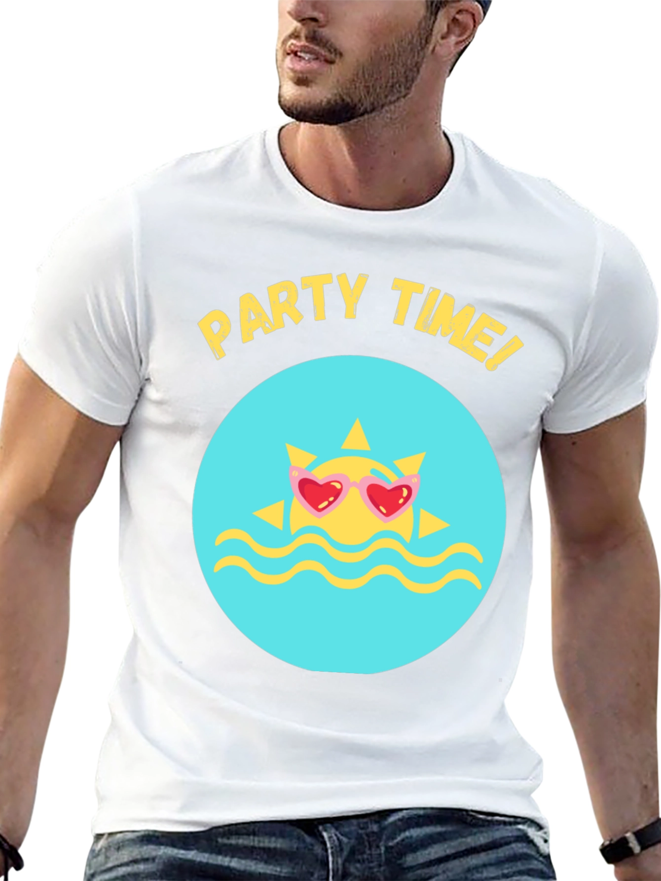 Party Time Sun Graphic Tee