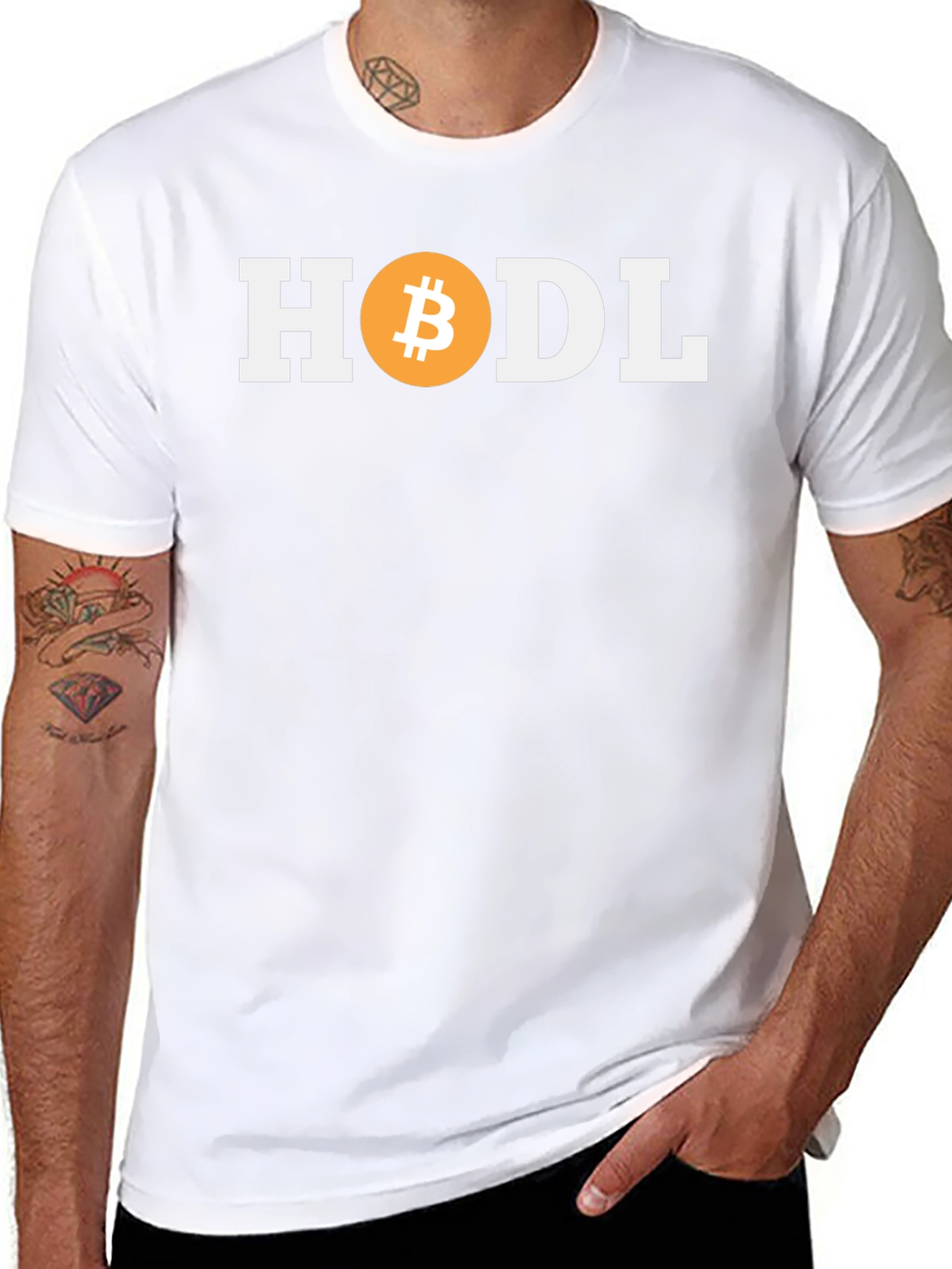 HODL Bitcoin Crypto T-Shirt - Stay the Course!