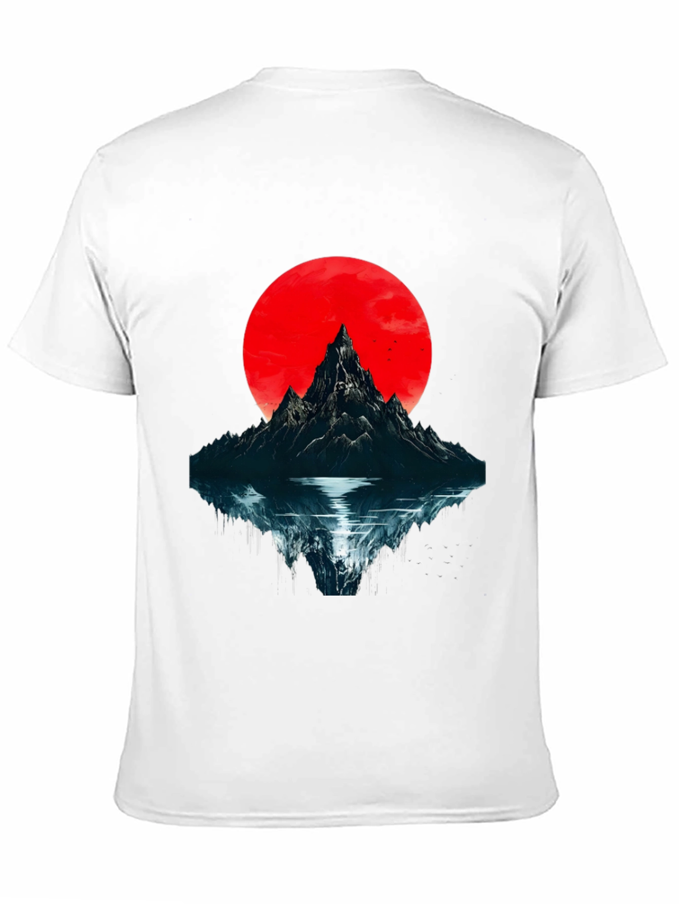 Mountain & Moon Graphic T-Shirt - Black