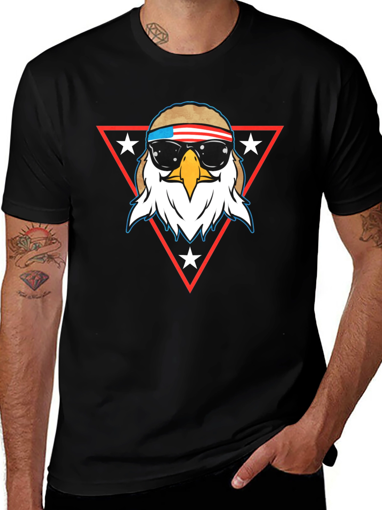 Patriotic Eagle T-Shirt - USA Pride