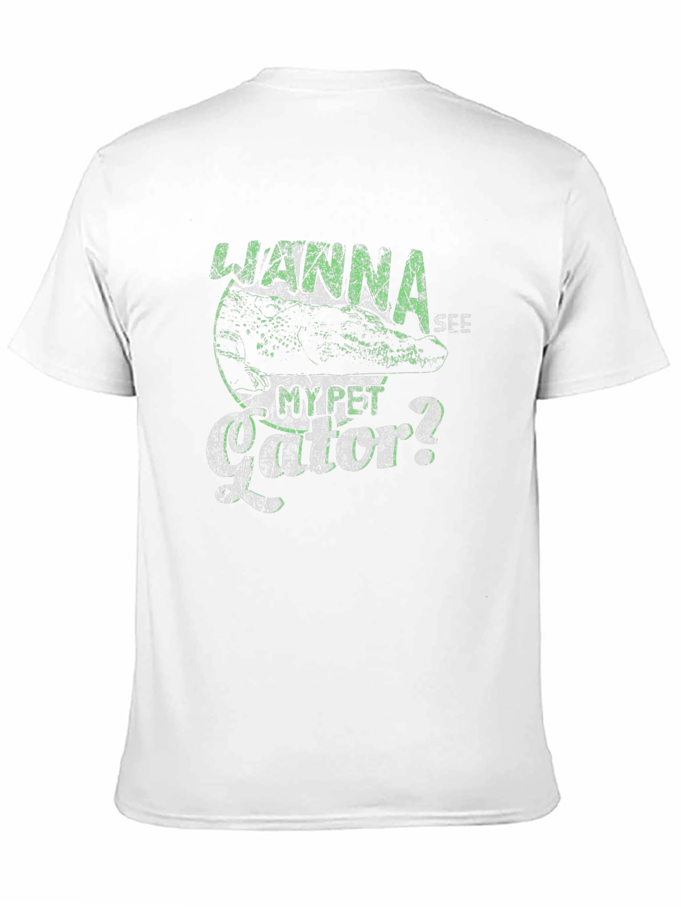 Wanna See My Pet Gator? T-Shirt - Black