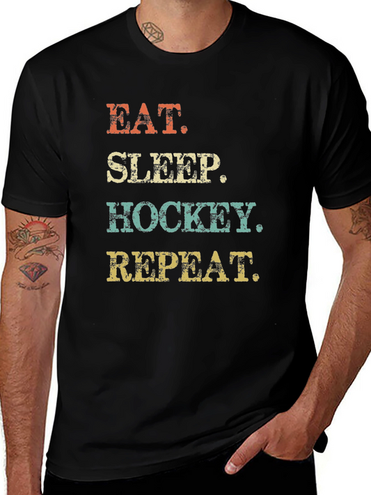 Eat Sleep Hockey Repeat T-Shirt