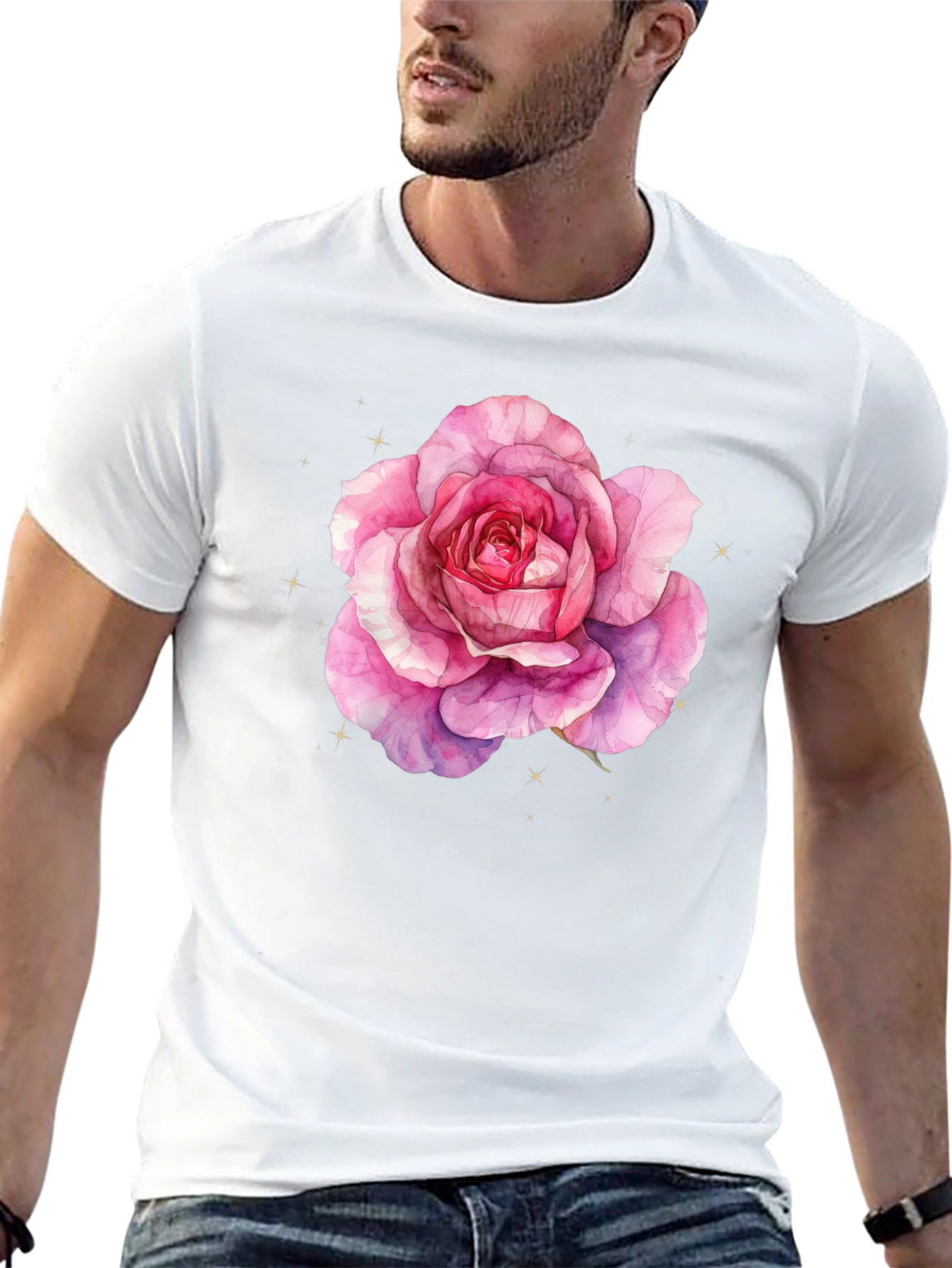 Rose Graphic T-Shirt - Soft Style