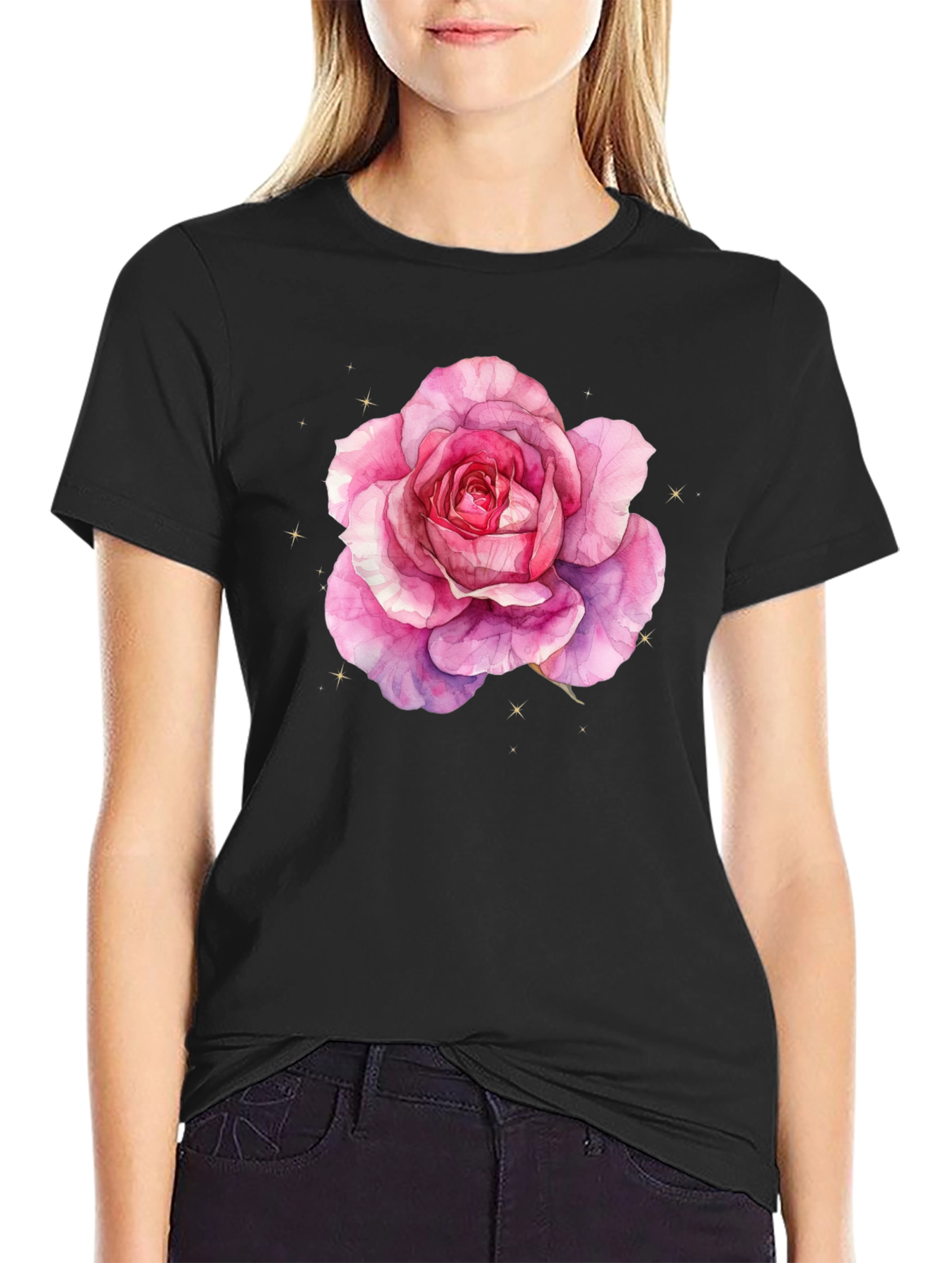 Rose Graphic T-Shirt - Soft Style