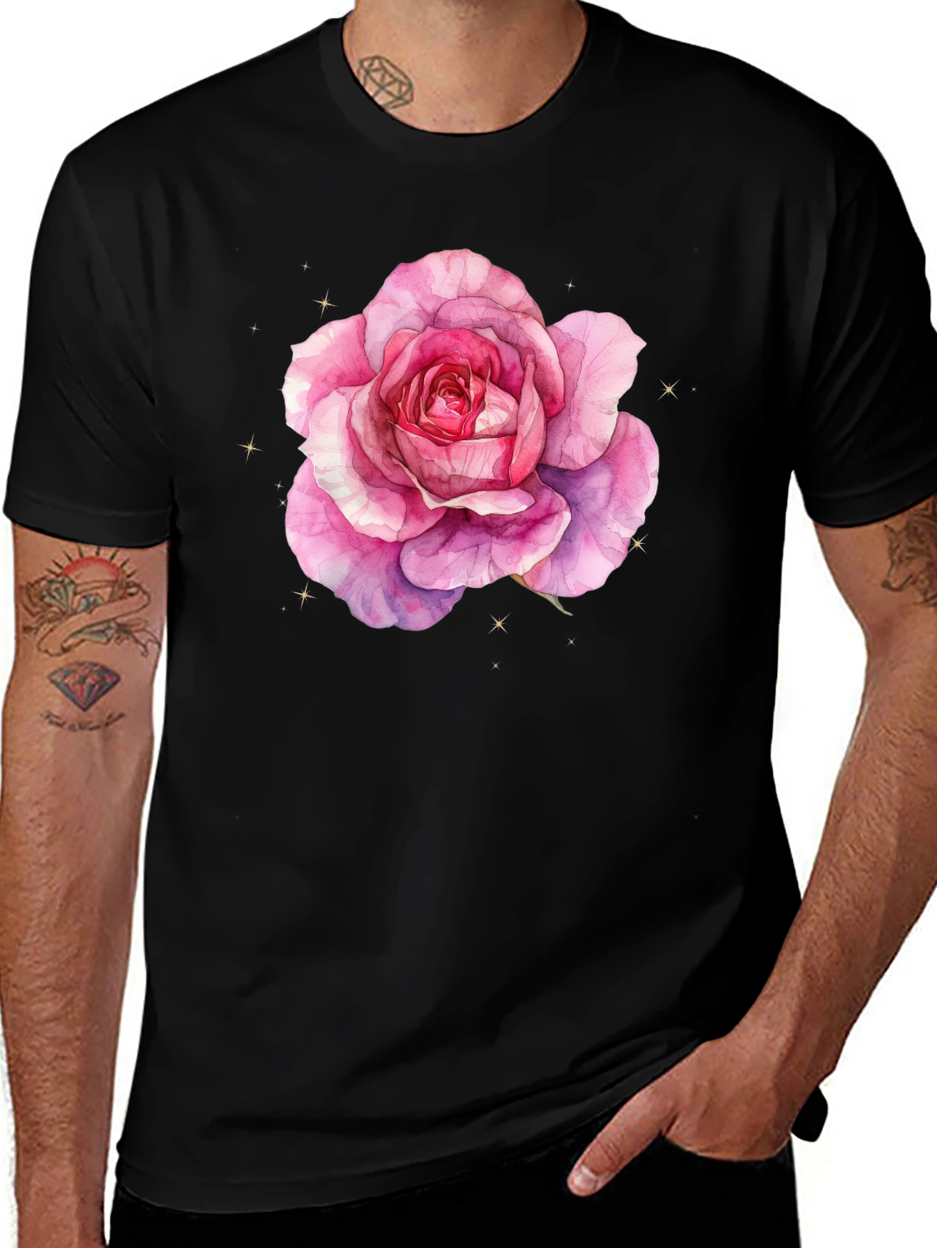 Rose Graphic T-Shirt - Soft Style