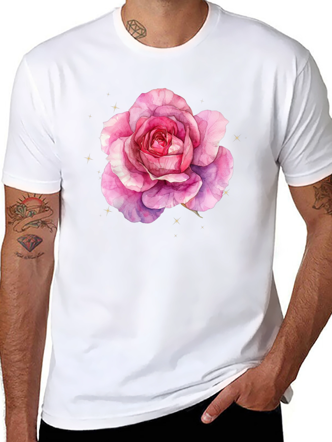 Rose Graphic T-Shirt - Soft Style