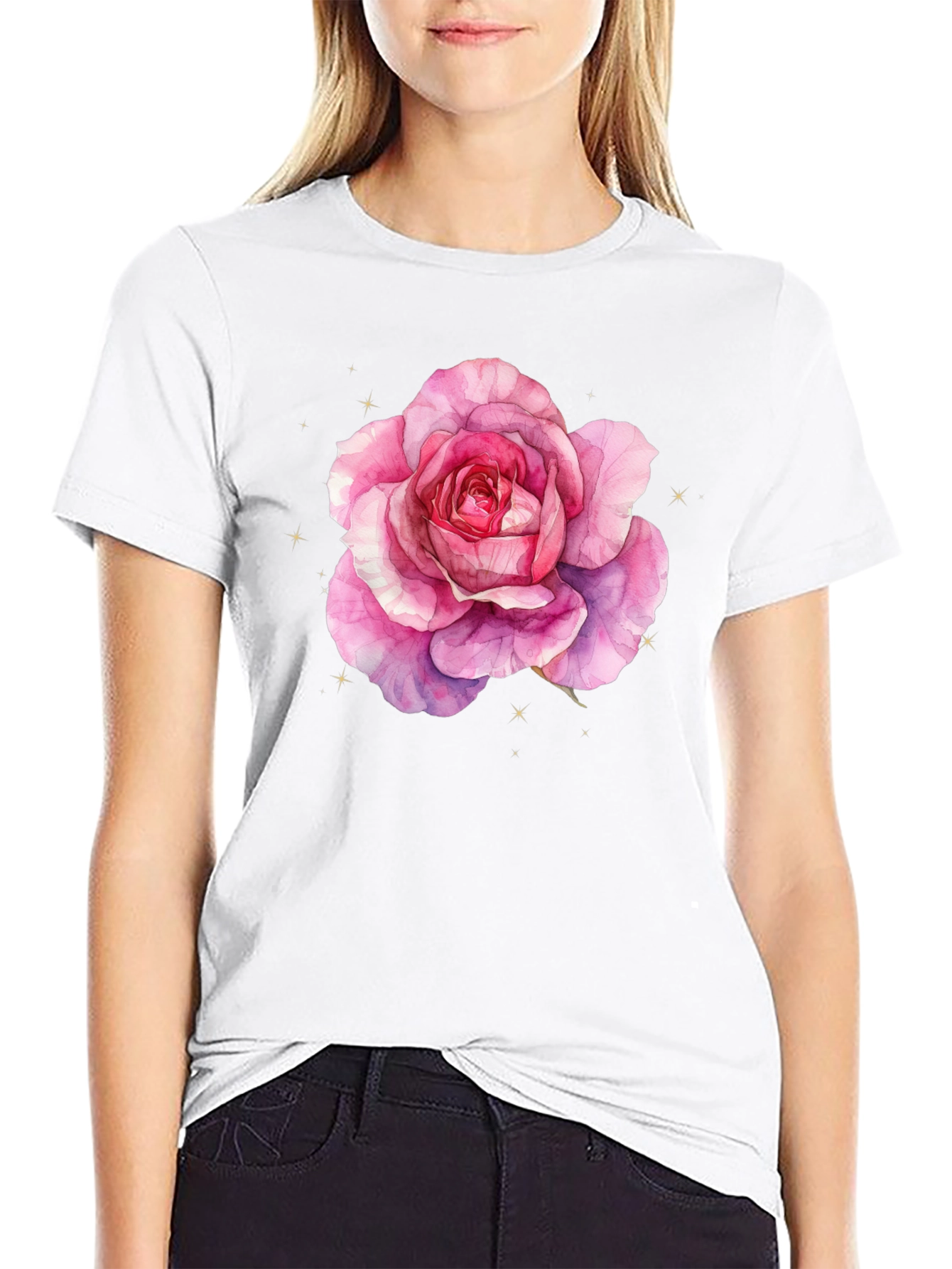 Rose Graphic T-Shirt - Soft Style