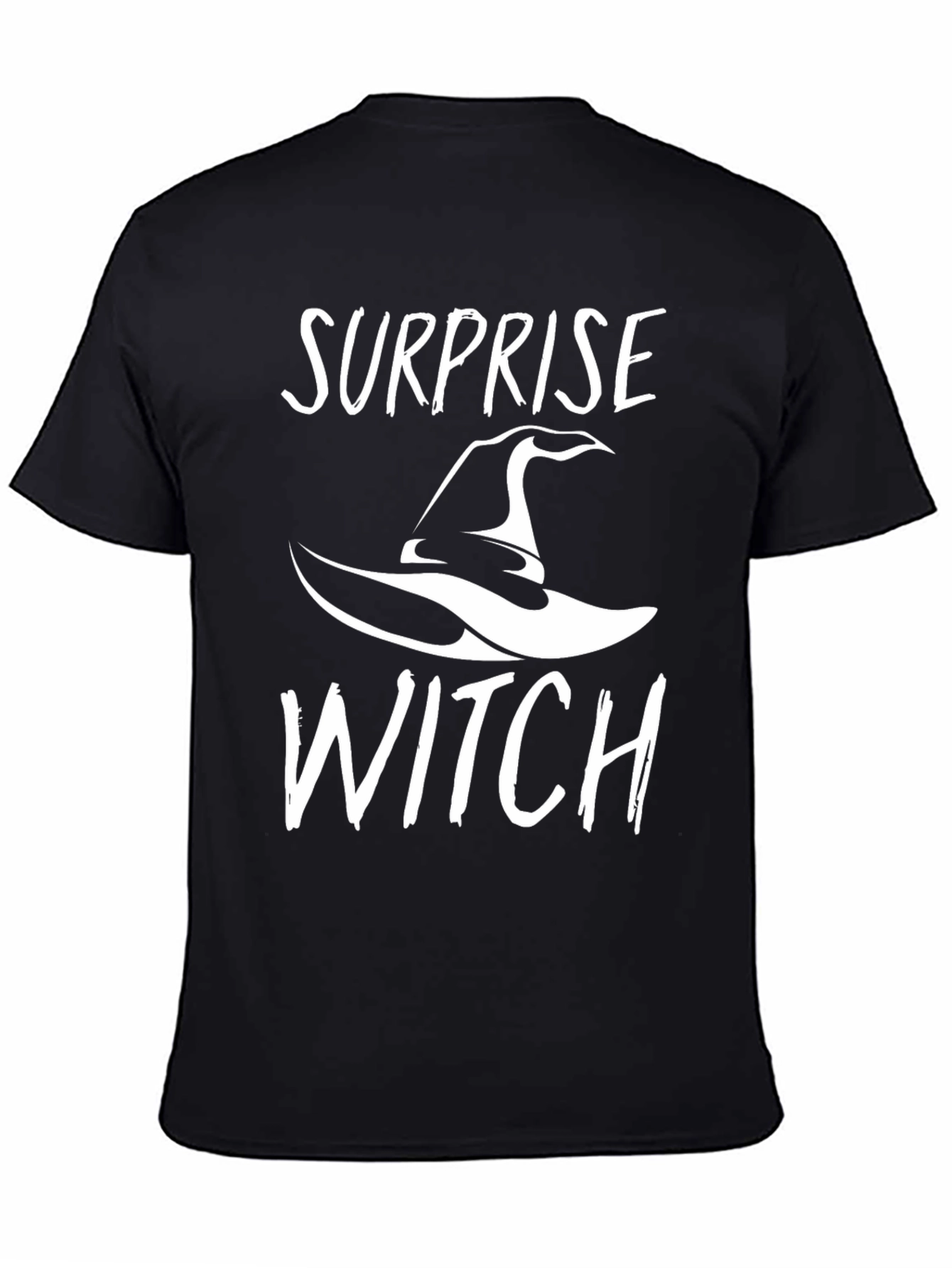 Surprise Witch Graphic Tee - Halloween Party Shirt