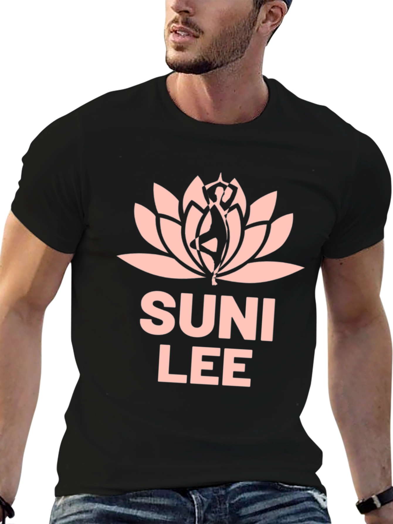 Suni Lee Lotus Graphic T-Shirt - Black