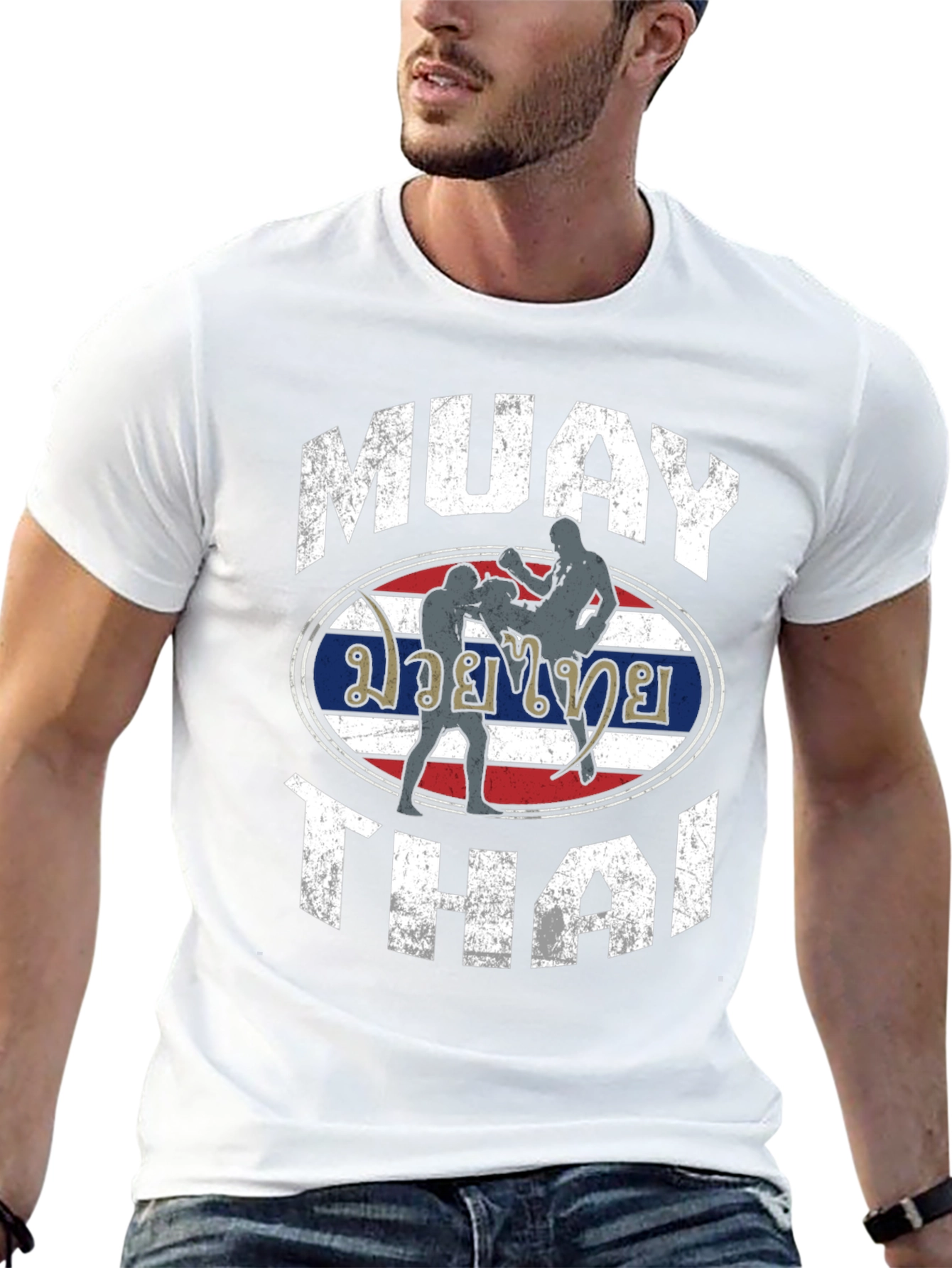 Muay Thai T-Shirt Retro Boxing Tee