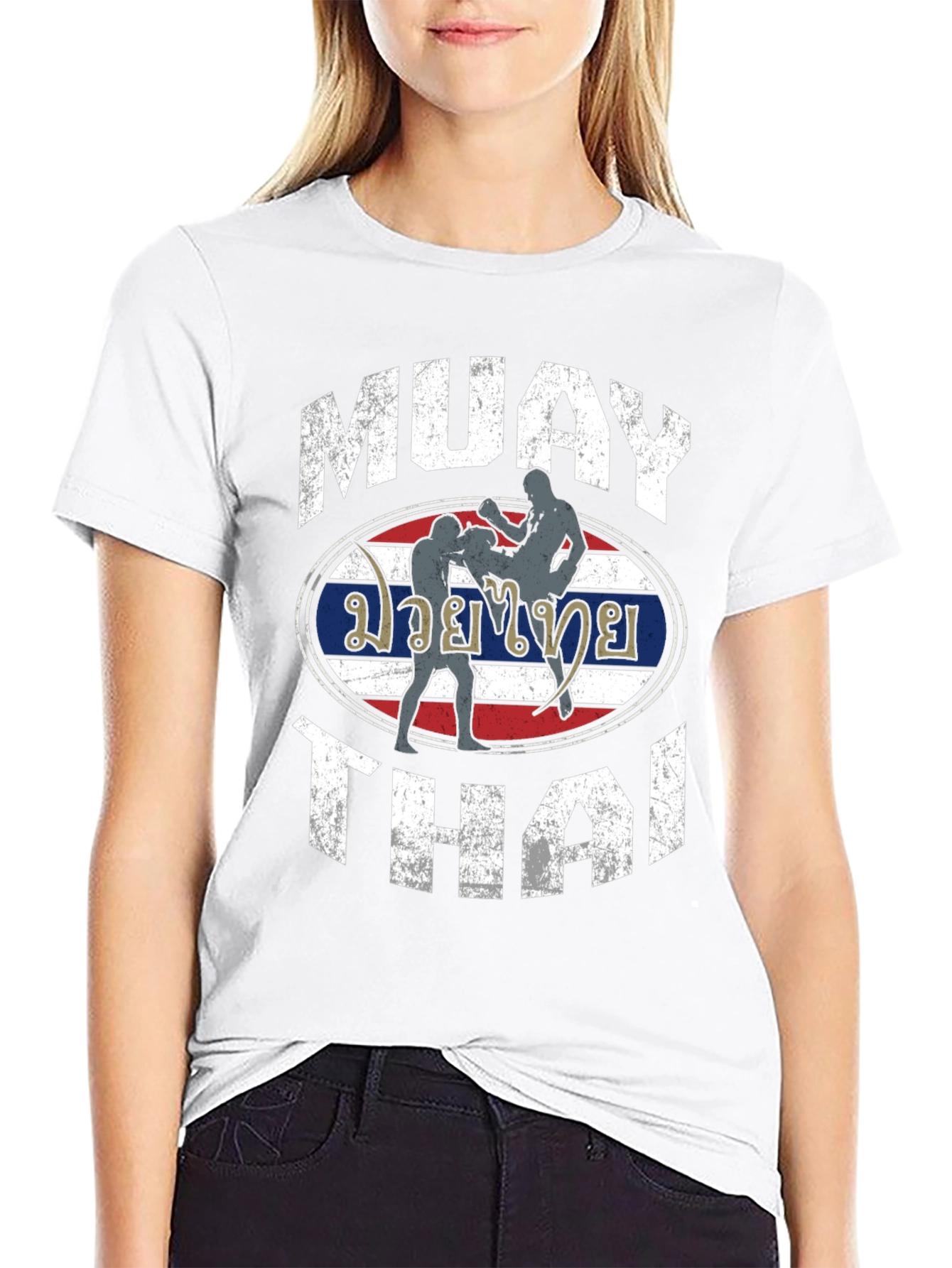 Muay Thai T-Shirt Retro Boxing Tee