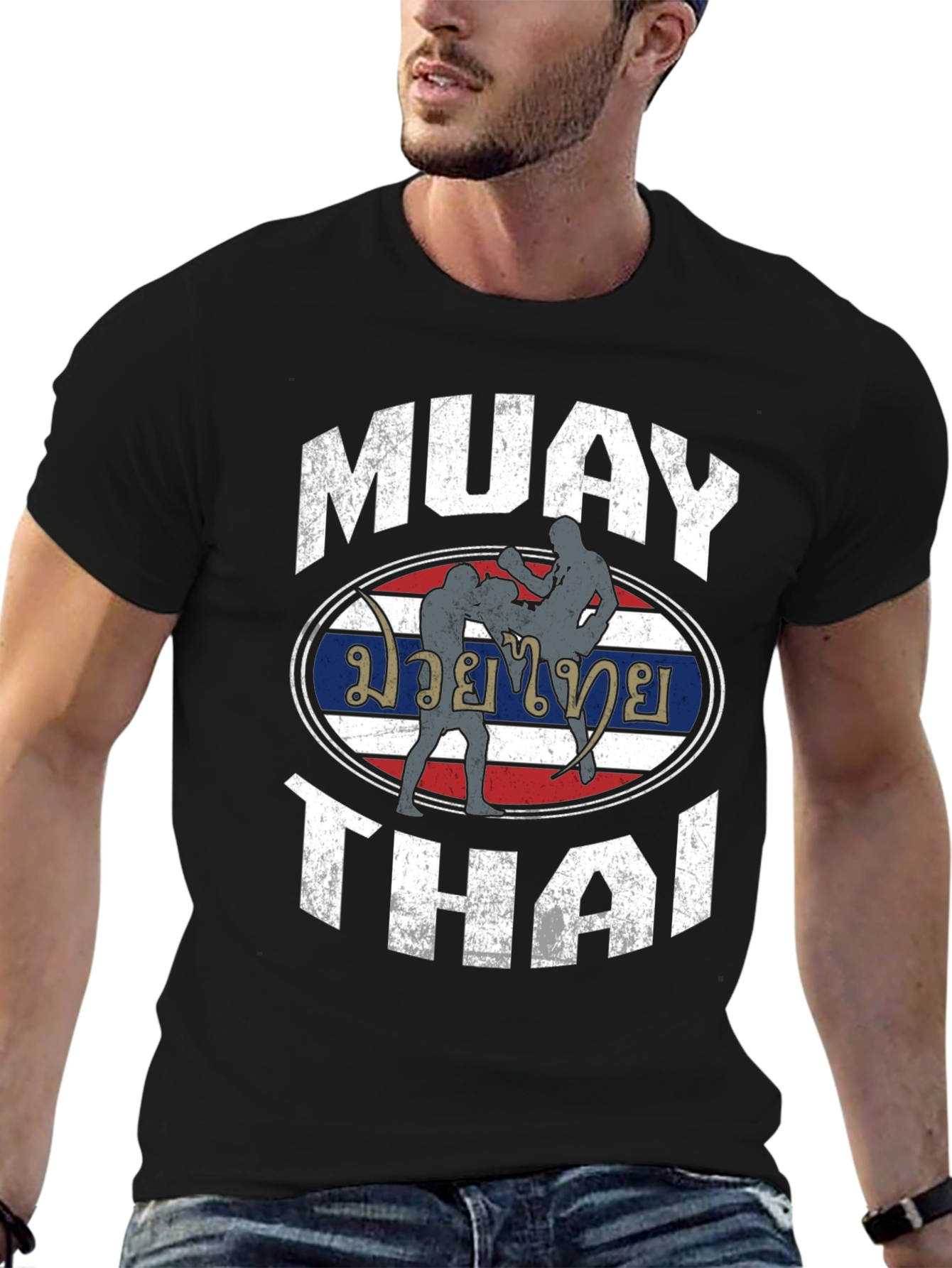 Muay Thai T-Shirt Retro Boxing Tee