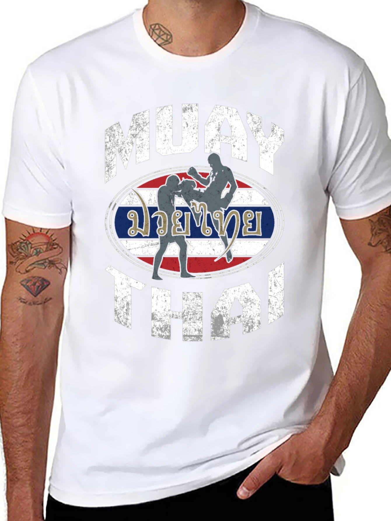 Muay Thai T-Shirt Retro Boxing Tee