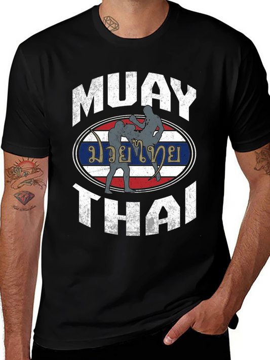 Muay Thai T-Shirt Retro Boxing Tee