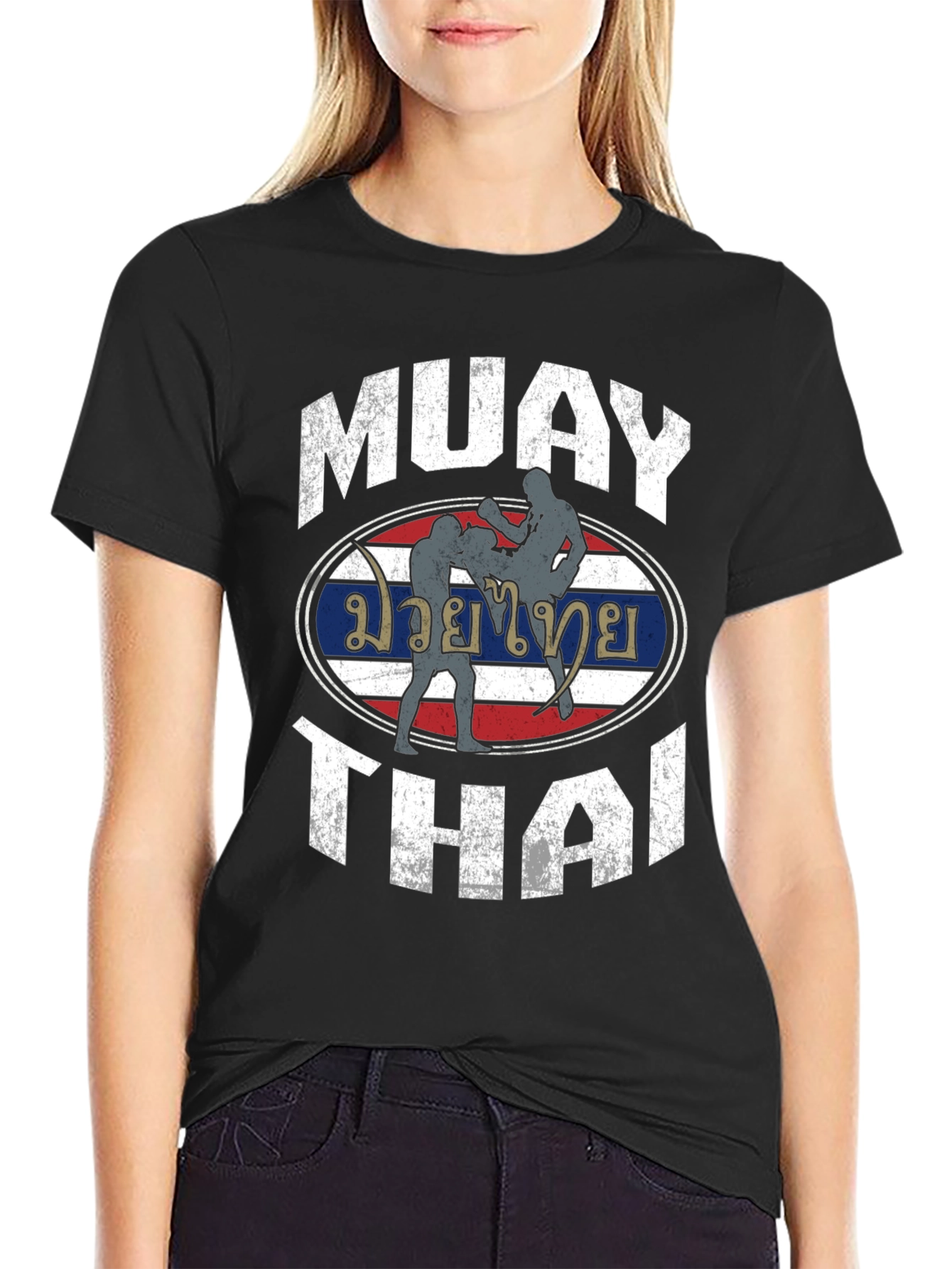 Muay Thai T-Shirt Retro Boxing Tee
