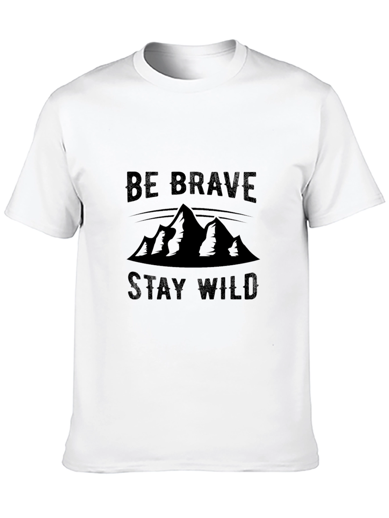 Be Brave Stay Wild Mountain Graphic Tee