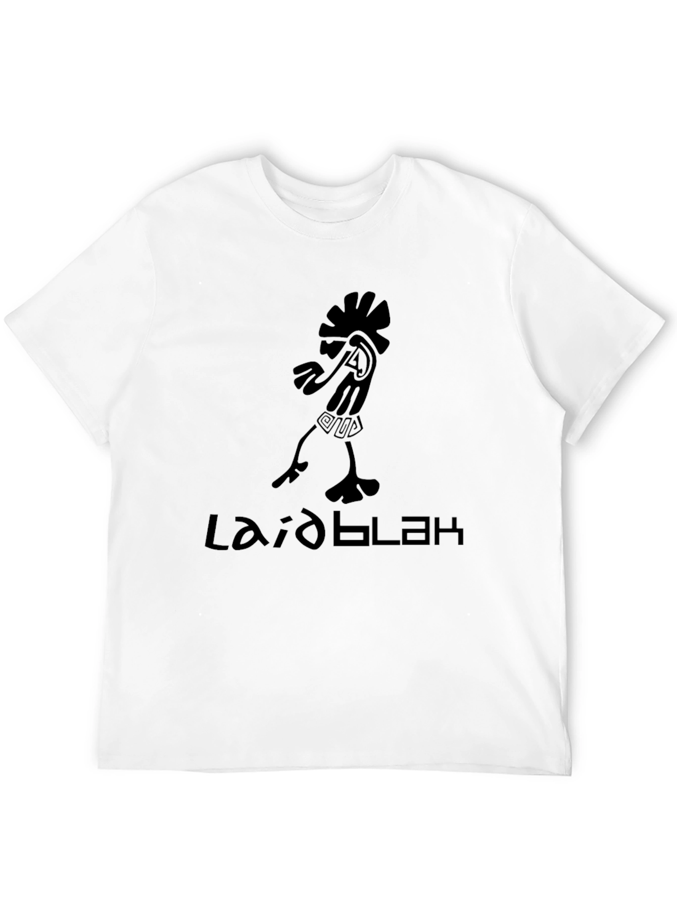 Laid Blak T-Shirt - Black Graphic Tee