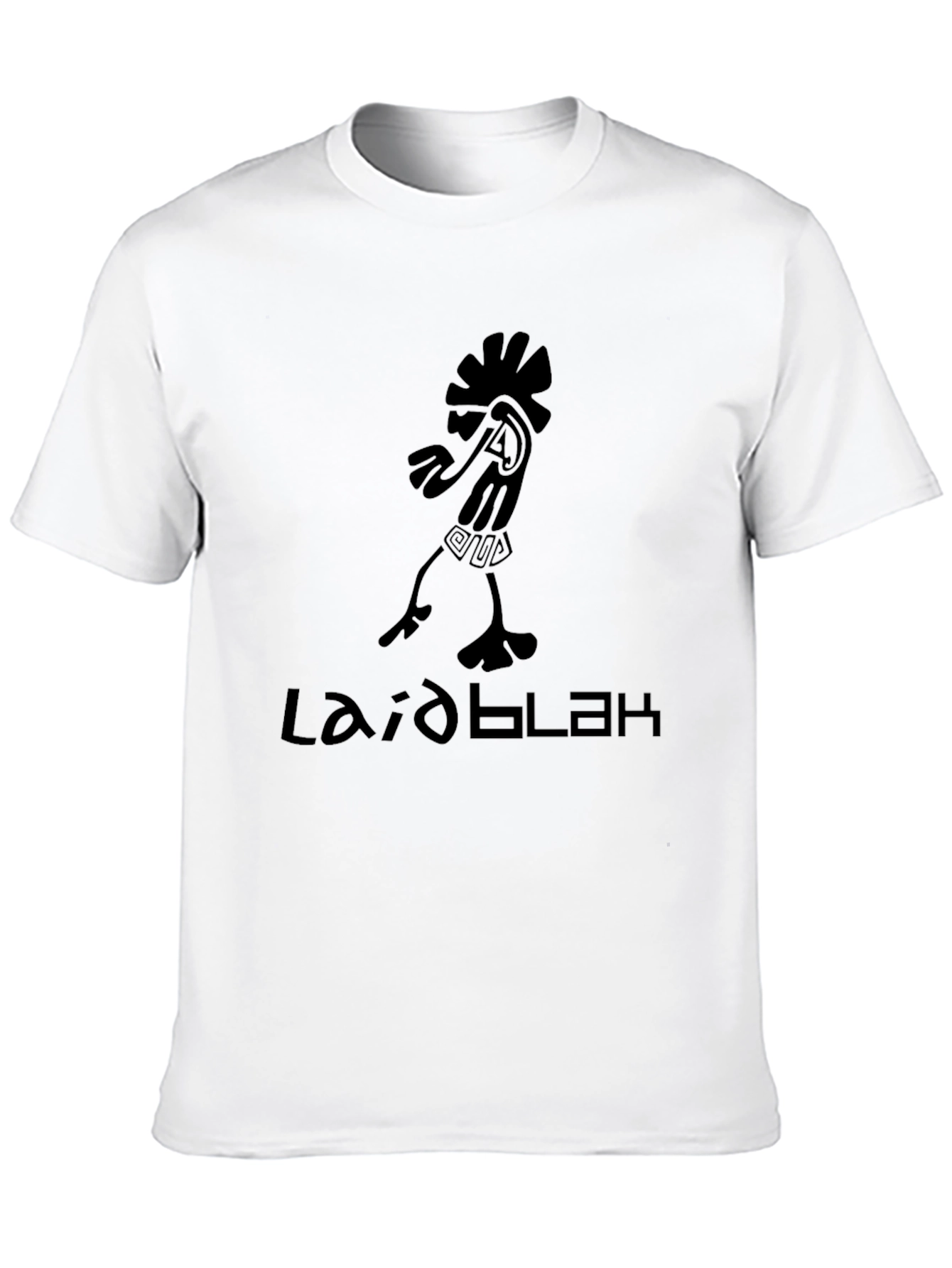 Laid Blak T-Shirt - Black Graphic Tee