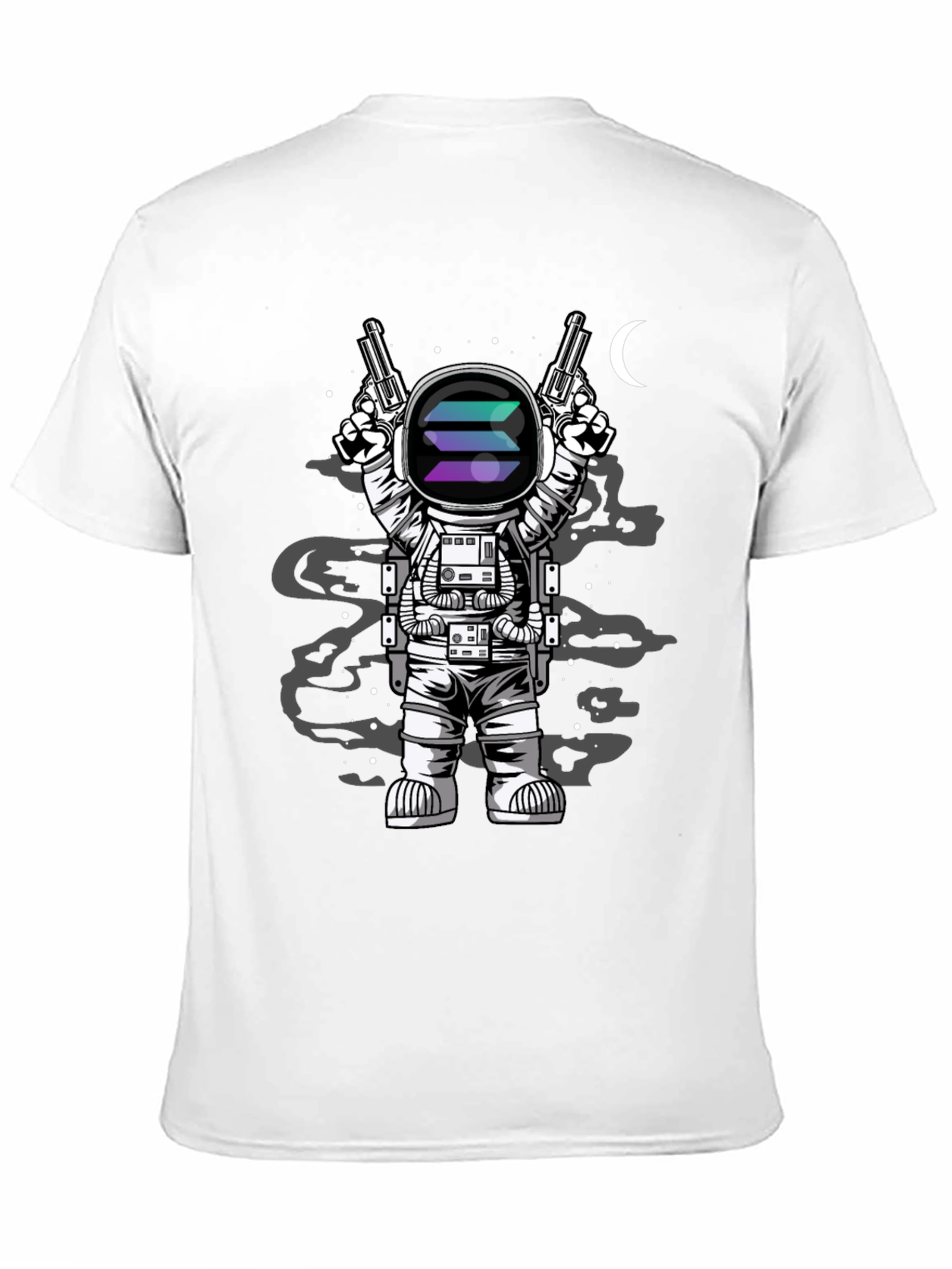 Astronaut Solana Guns T-Shirt