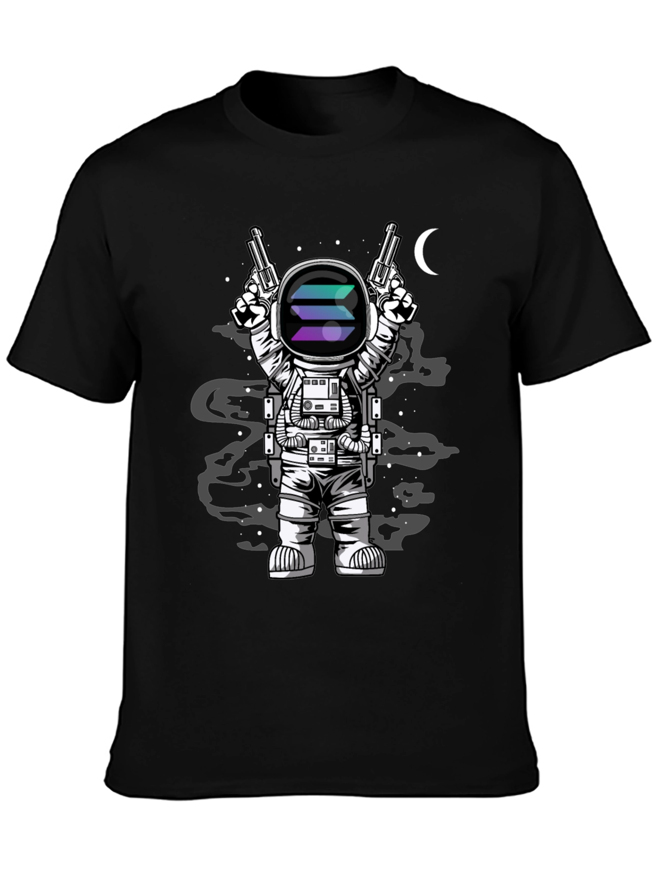 Astronaut Solana Guns T-Shirt