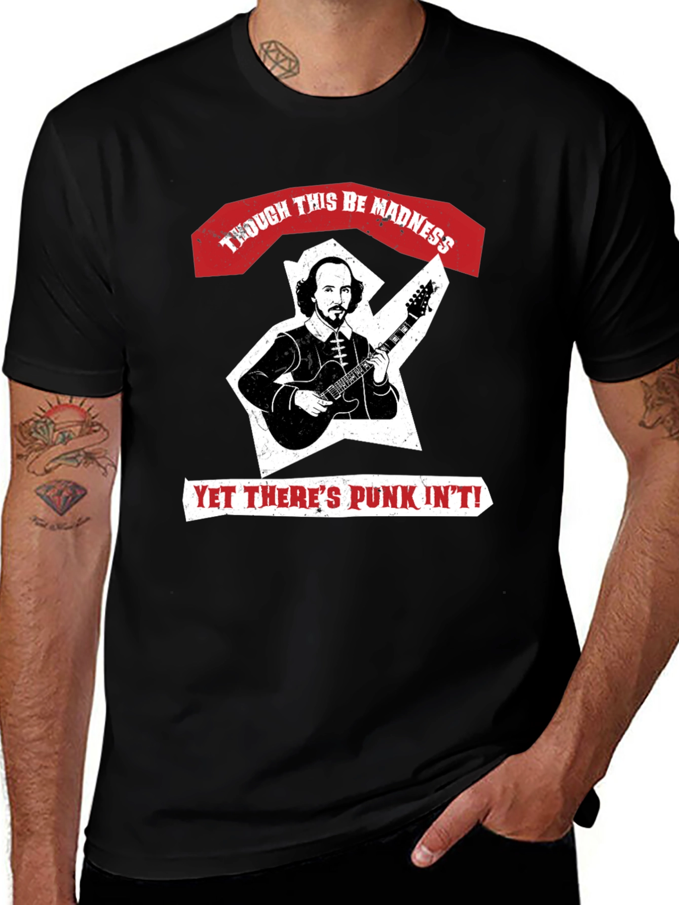 Punk Shakespeare T-Shirt: Though This Be Madness!