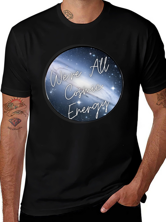 Cosmic Energy T-Shirt - Galaxy Design Tee