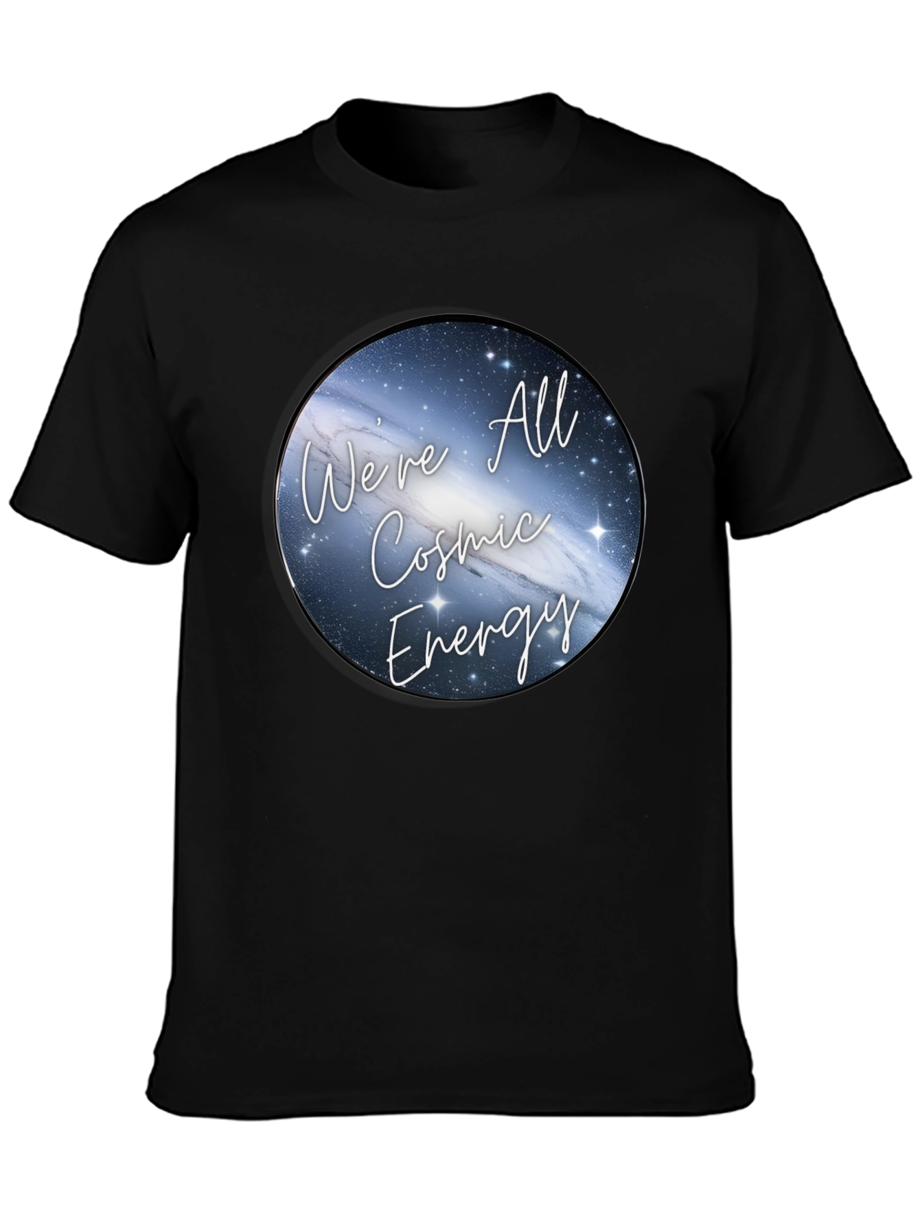 Cosmic Energy T-Shirt - Galaxy Design Tee