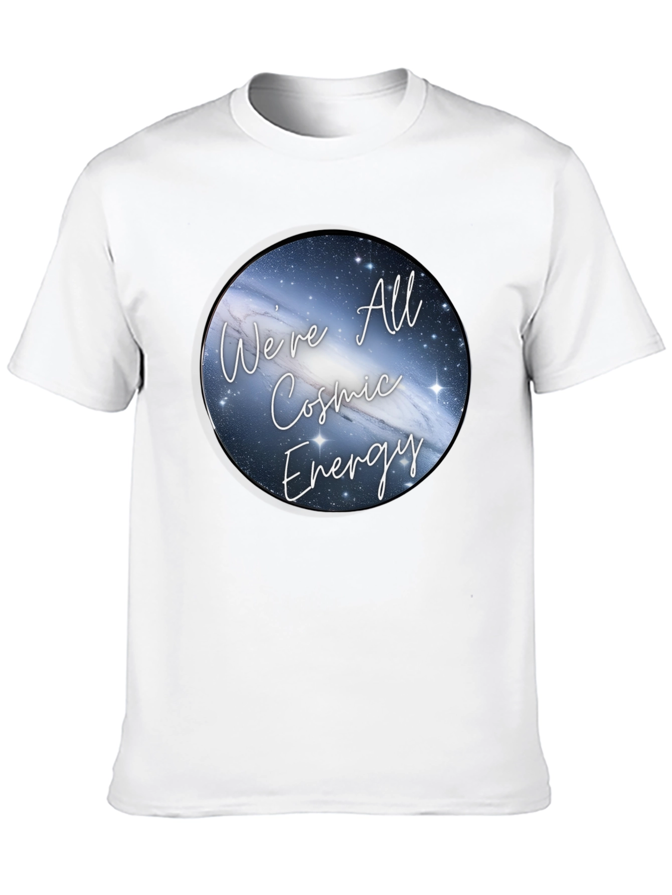 Cosmic Energy T-Shirt - Galaxy Design Tee