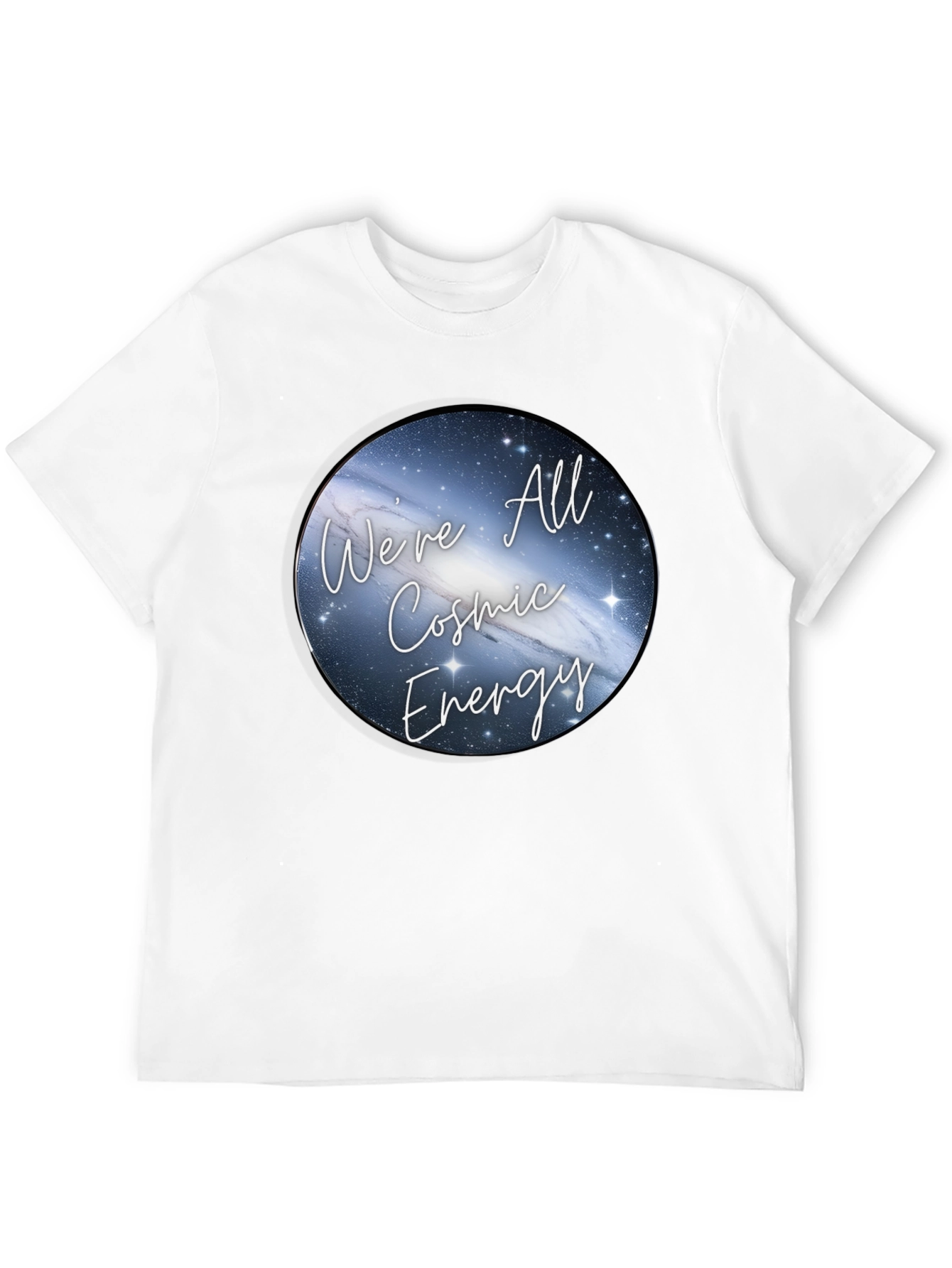 Cosmic Energy T-Shirt - Galaxy Design Tee