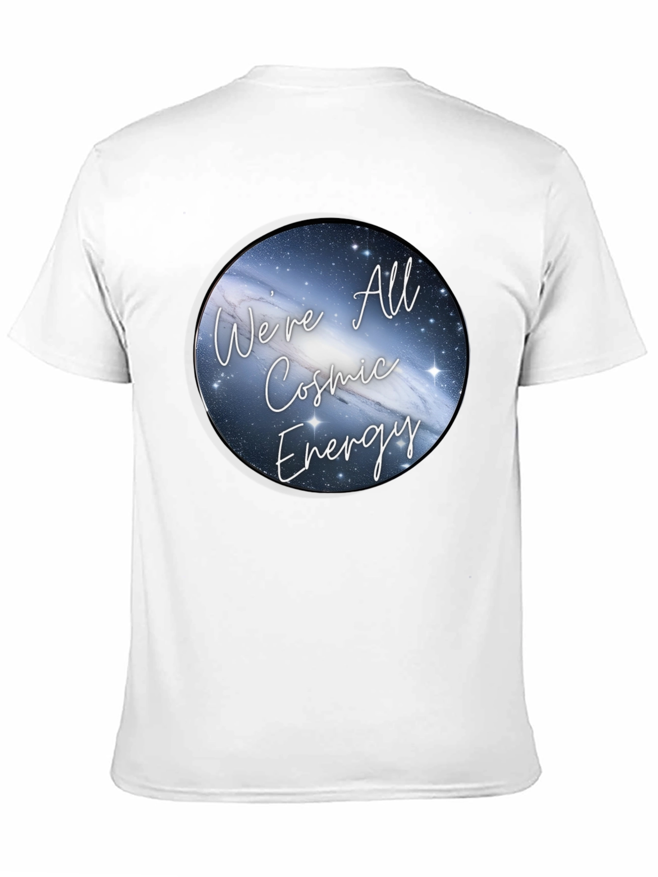 Cosmic Energy T-Shirt - Galaxy Design Tee