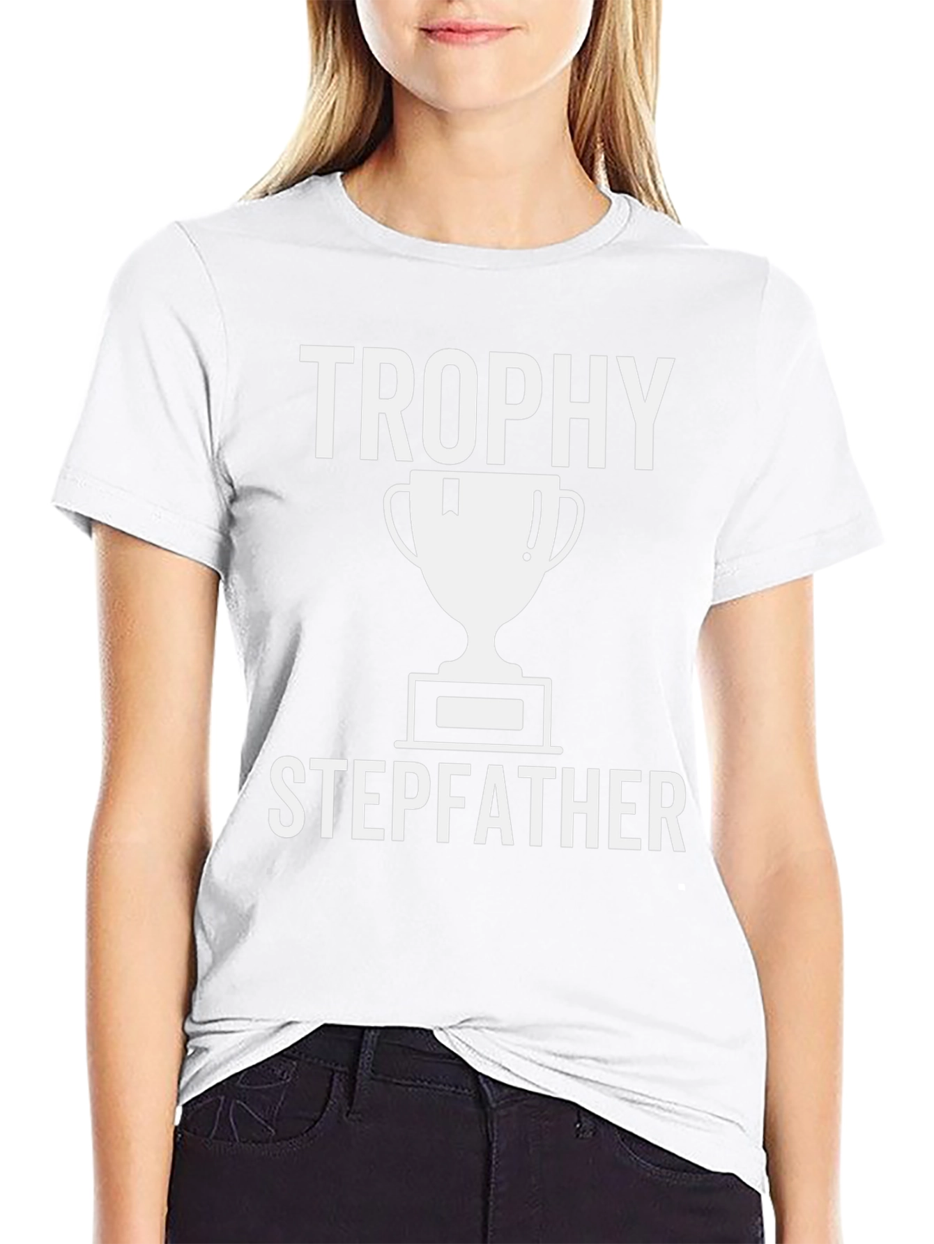Trophy Stepfather T-Shirt - Fathers Day Gift