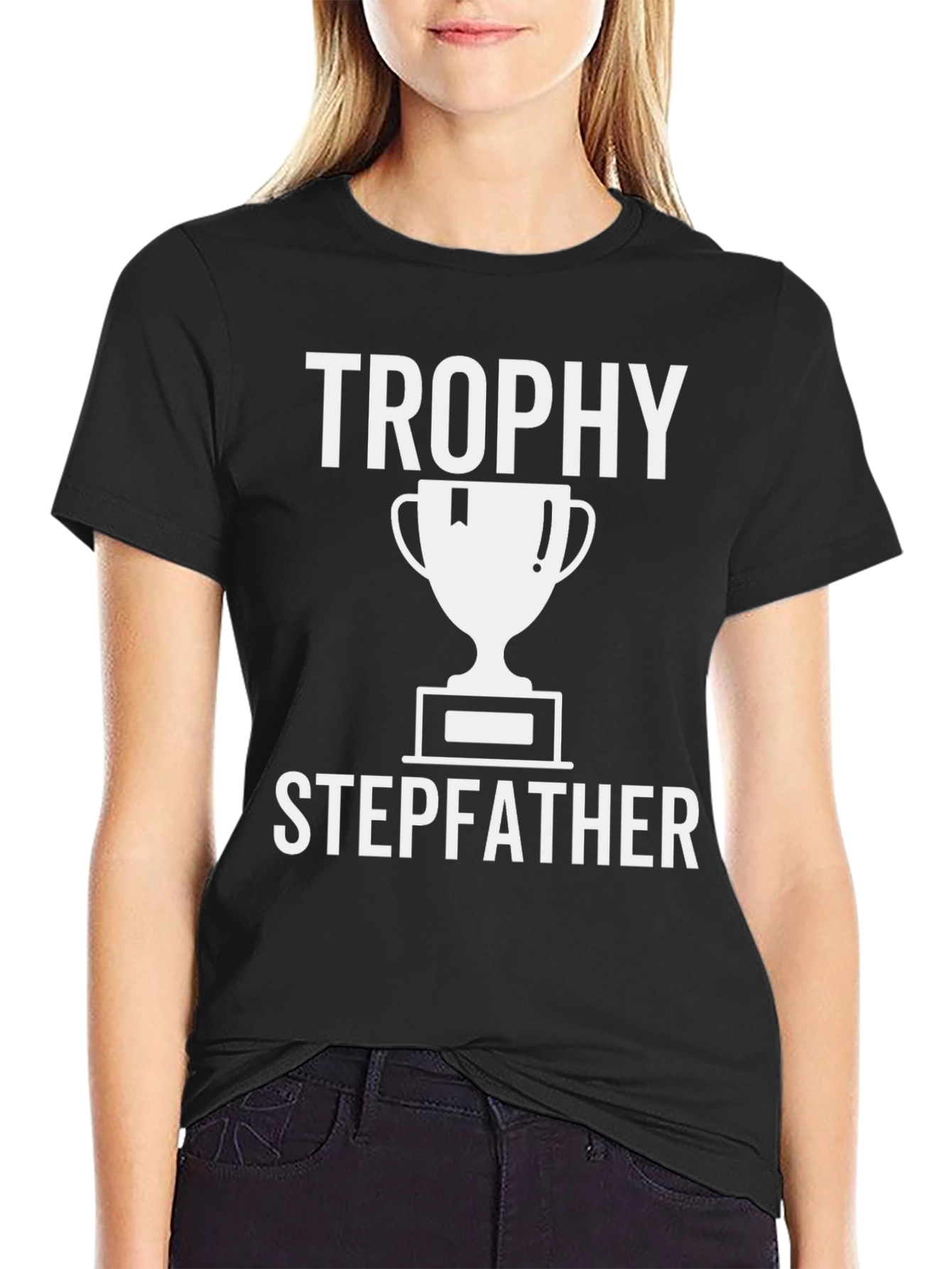 Trophy Stepfather T-Shirt - Fathers Day Gift