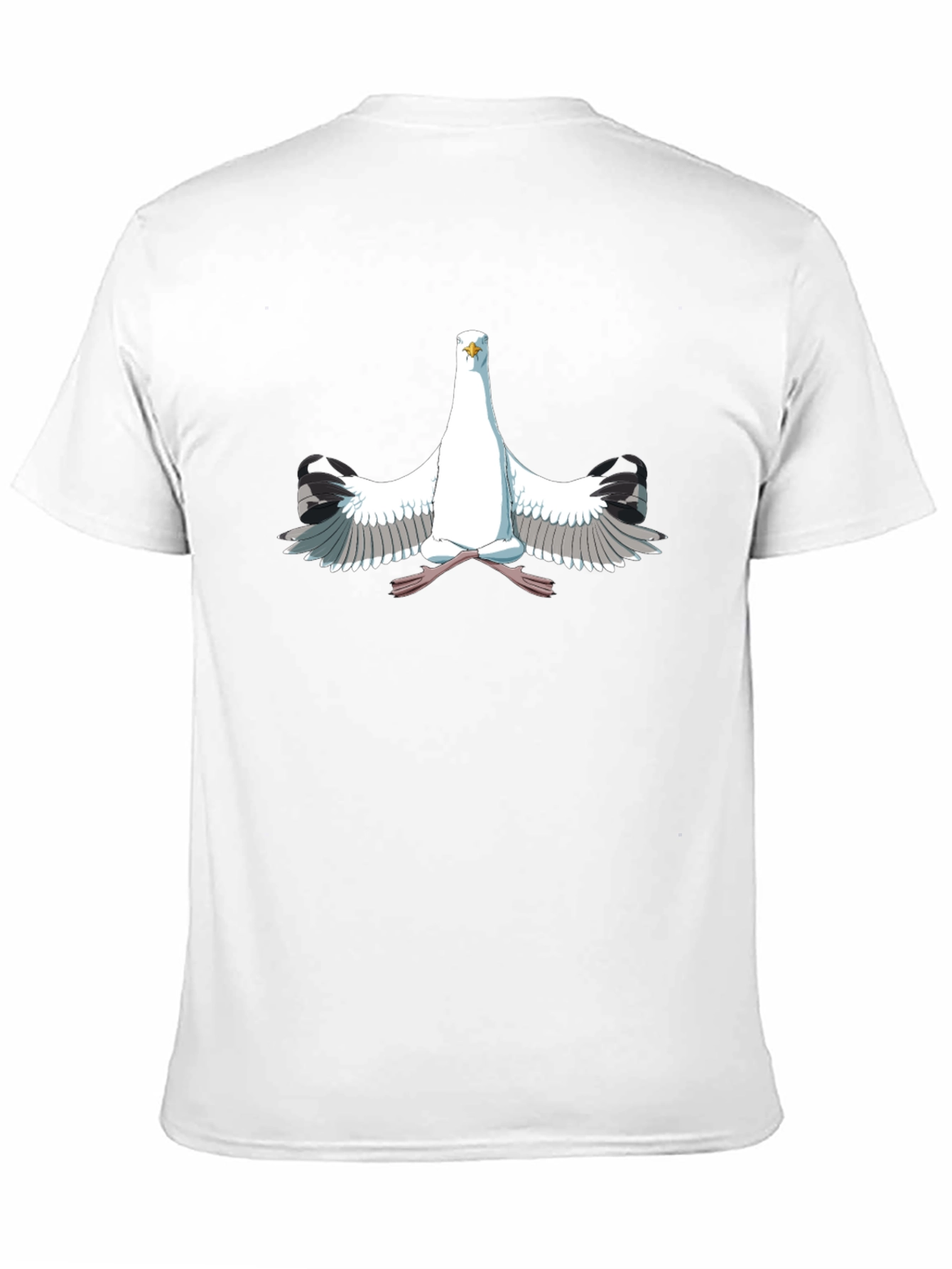 Seagull Meditation Black T-Shirt