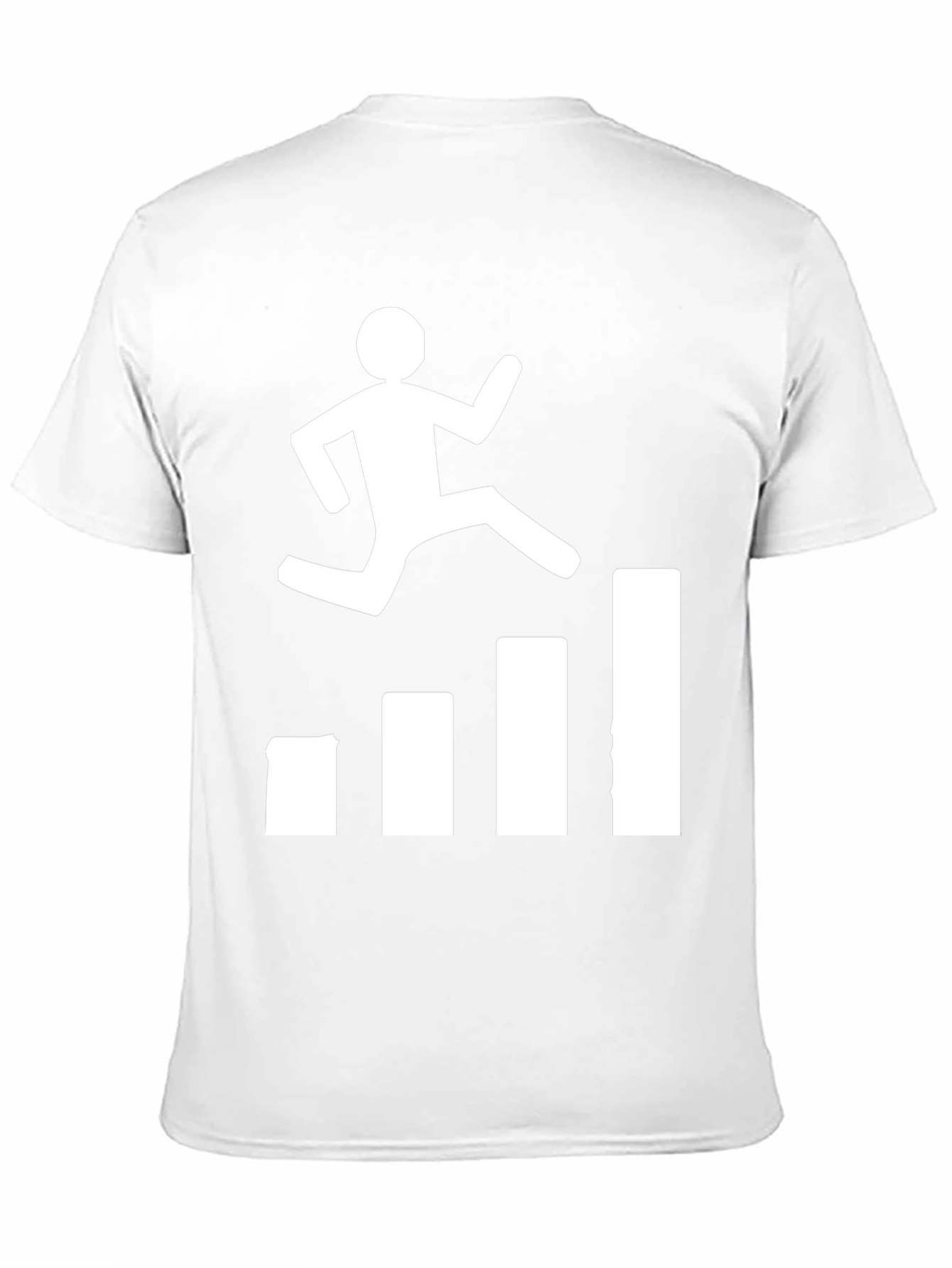 Motivational Hurdler Graphic Tee - Black