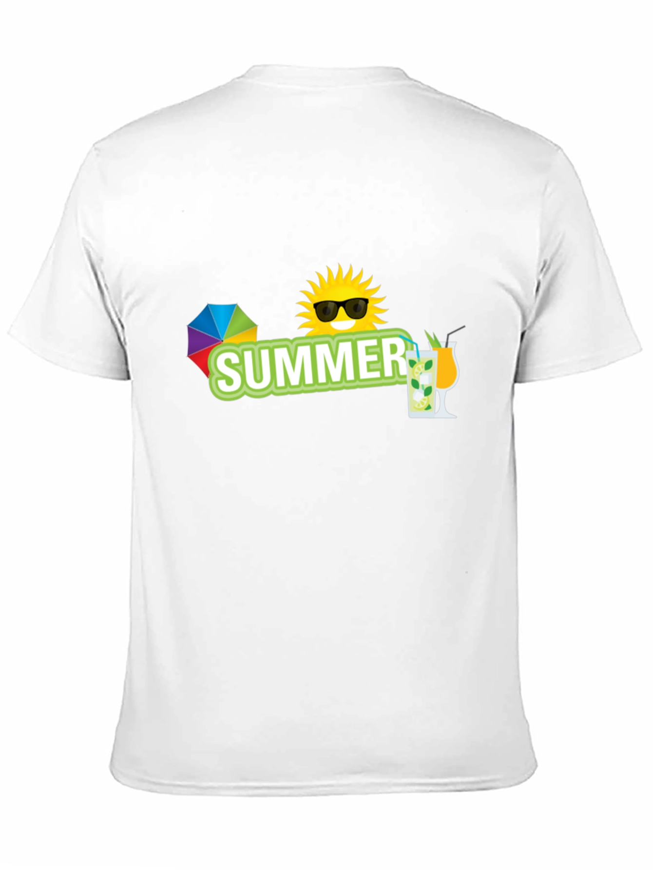 Summer Vibes Black T-Shirt