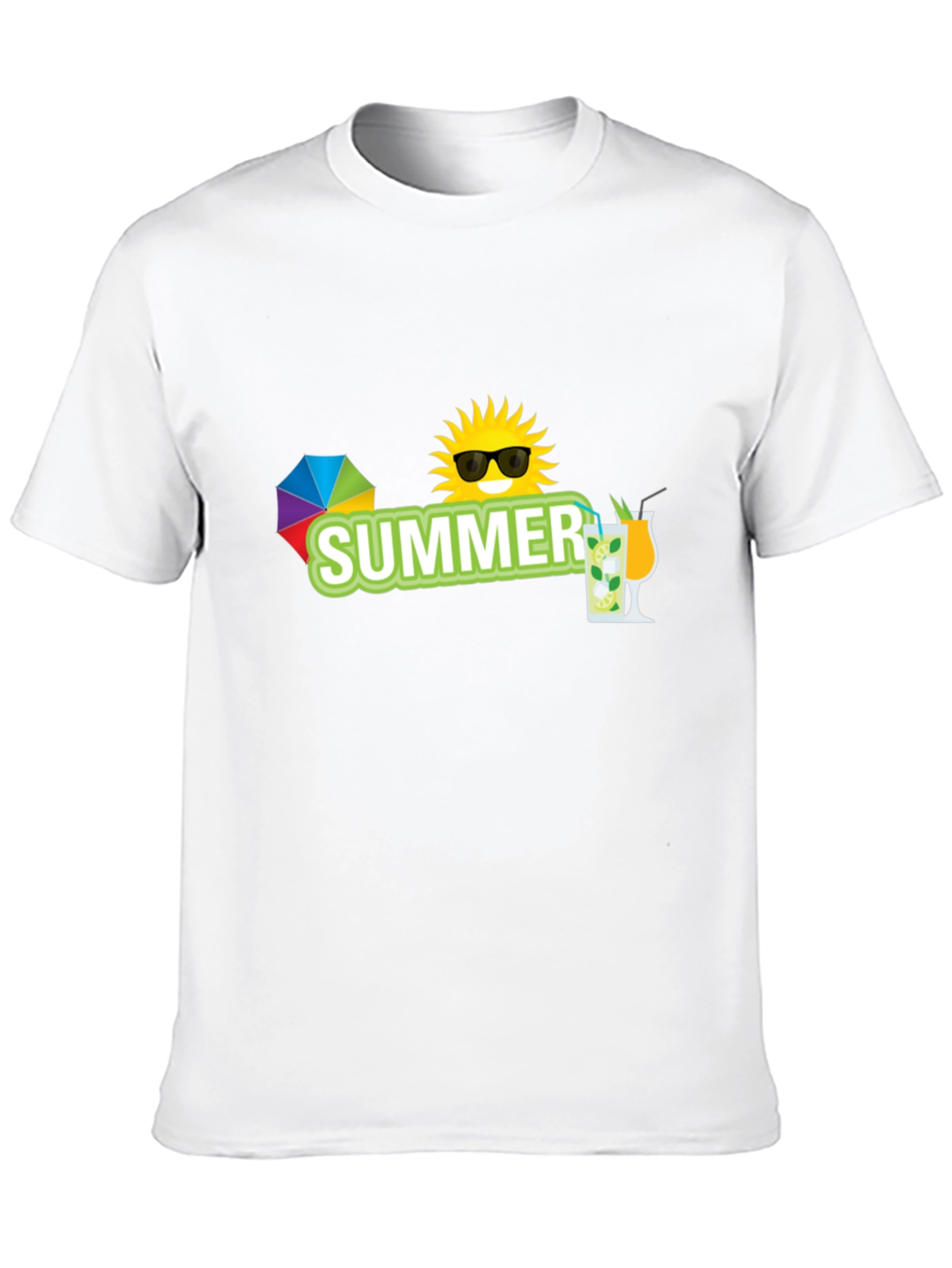 Summer Vibes Black T-Shirt
